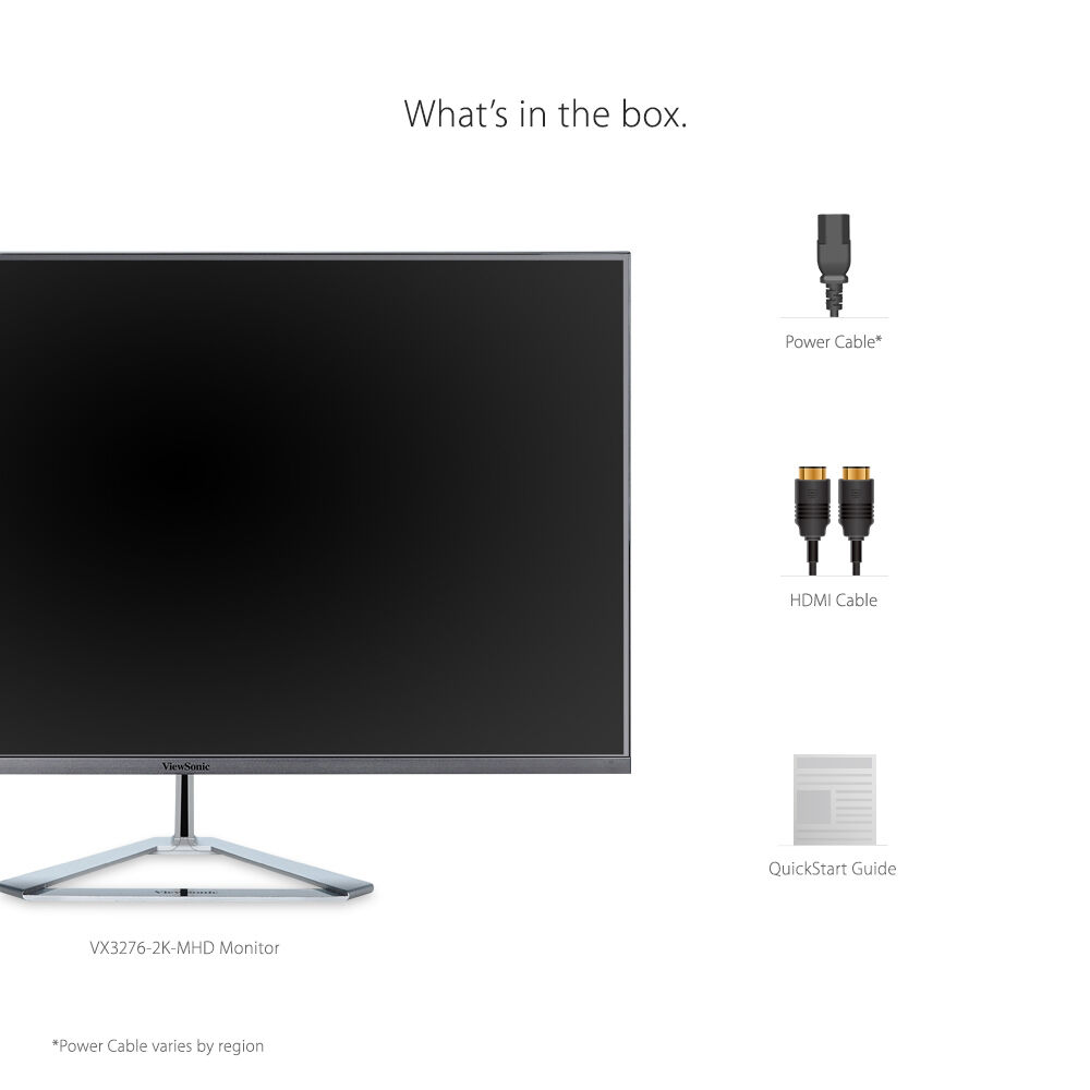 ViewSonic VX3276-2K-MHD 32-inch WQHD IPS frameless LED monitor — view 13