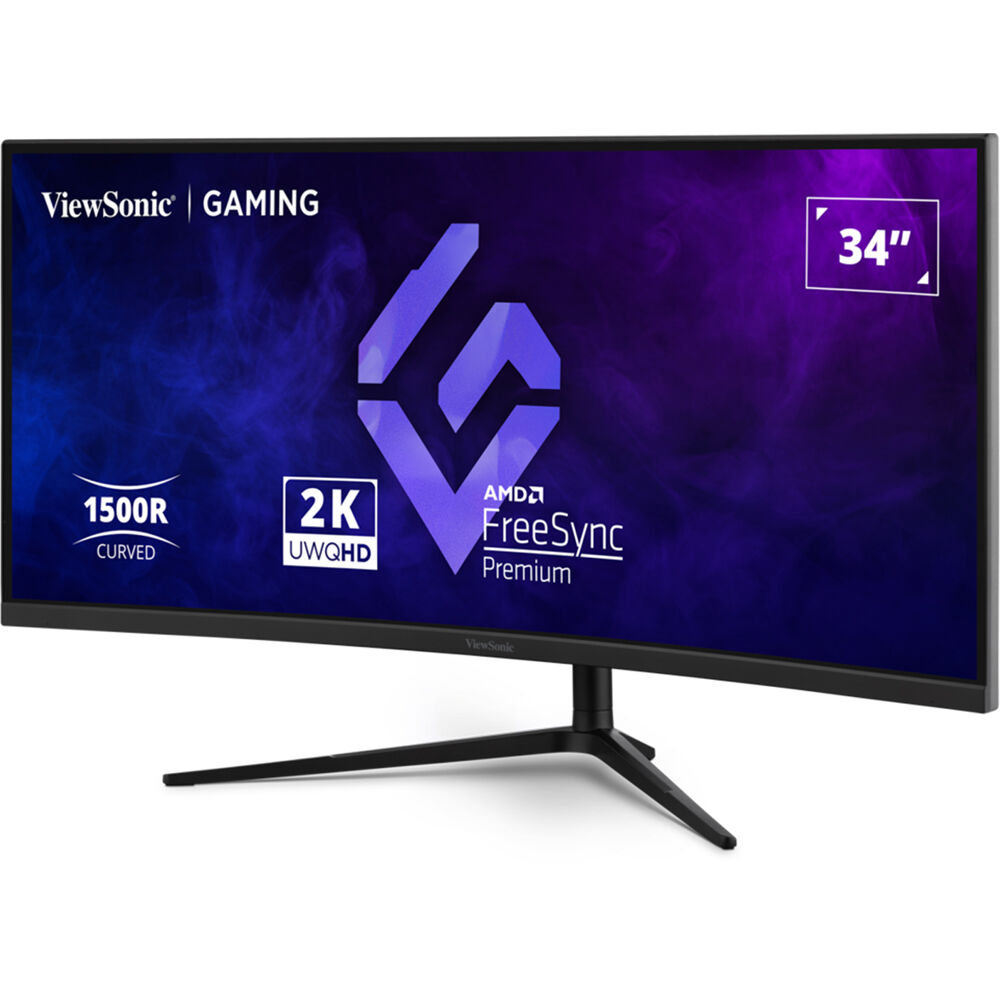 ViewSonic VX3418C-2K 34-inch curved ultrawide gaming monitor with 3440 x 1440 resolution — view 4