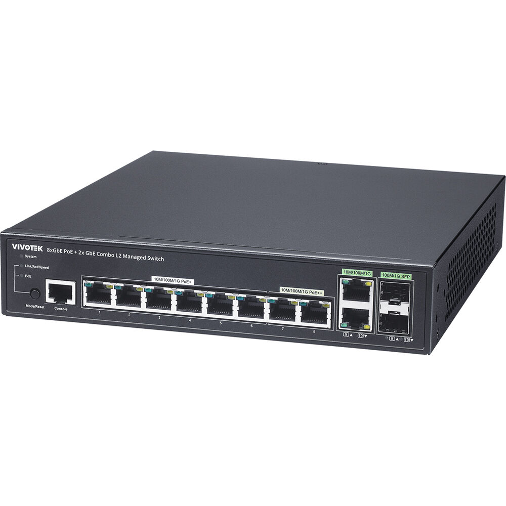 8-Port Gbe RJ45(PoE) +2-Port Gbe SFP Web Smart Managed PoE Switch