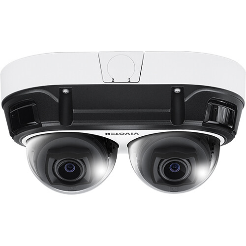 V-Series 5MPx2 Dual-Sensor AI Camera 3.2-7.7mm, Embedded: ?Trend Micro IoT Security for Surveillance Cameras, 3.2-7.7mm Remote Focus, 120dB WDR Pro, 30 fps @ 2560x1920, H.265, Smart IR II, 3DNR, IP66 & IK10-rated Housing, PoE, Operating Temperatures: Starting: -22 F ~ 131 F, Working: -40 F ~ 122 F, 2-way Audio w/External microphone input/External line output, MicroSD, ONVIF, UL Certified, 5 Year Warranty, Fully Integrated with VAST2 & VSS VMS, Various Open APIs Available for 3rd Party Integration, — view 3