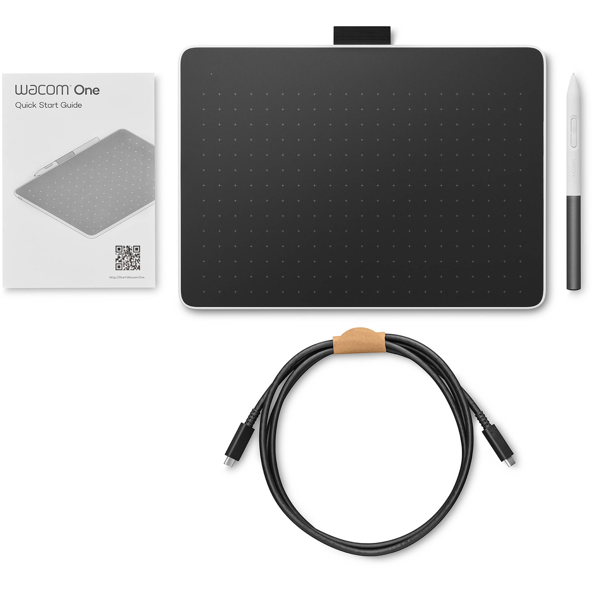 Wacom One Medium no screen creative tablet with battery-free pen for precise digital drawing — view 4