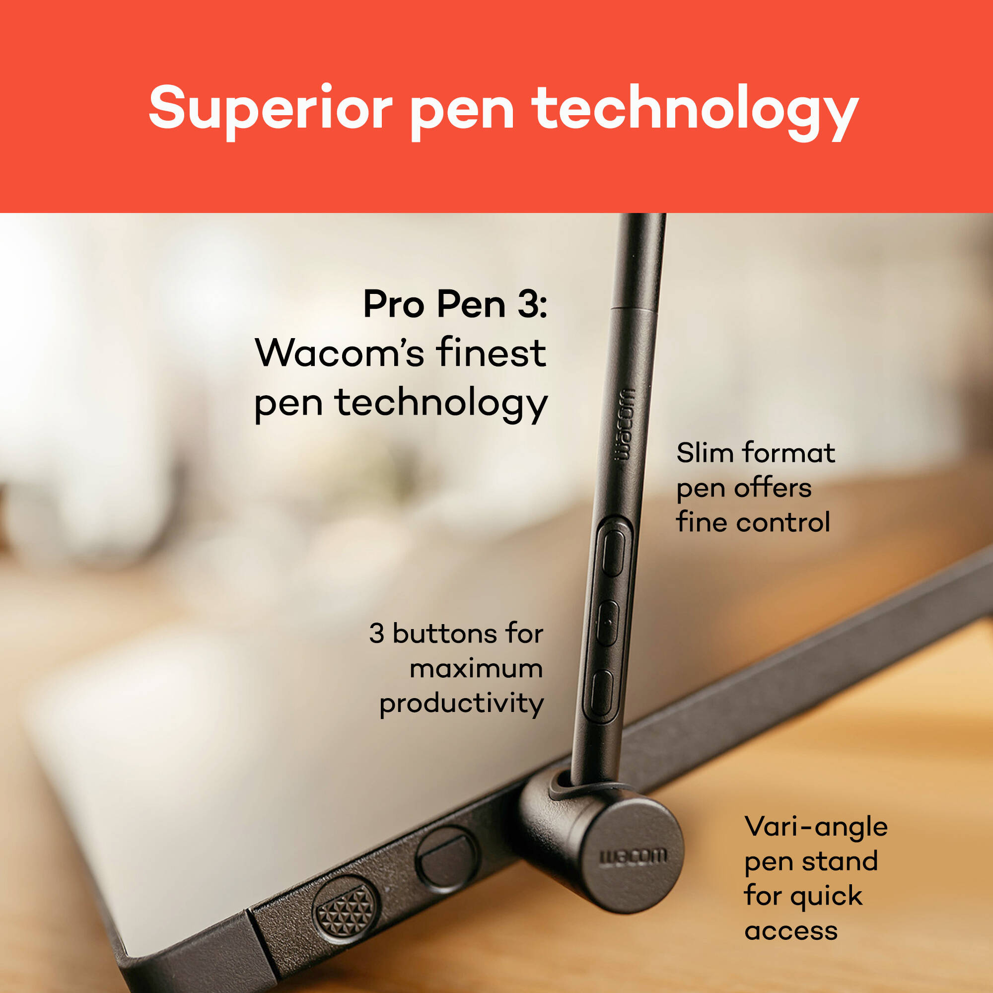 Wacom Cintiq 24-inch pen and touch display for professional drawing and creative workflows — view 5