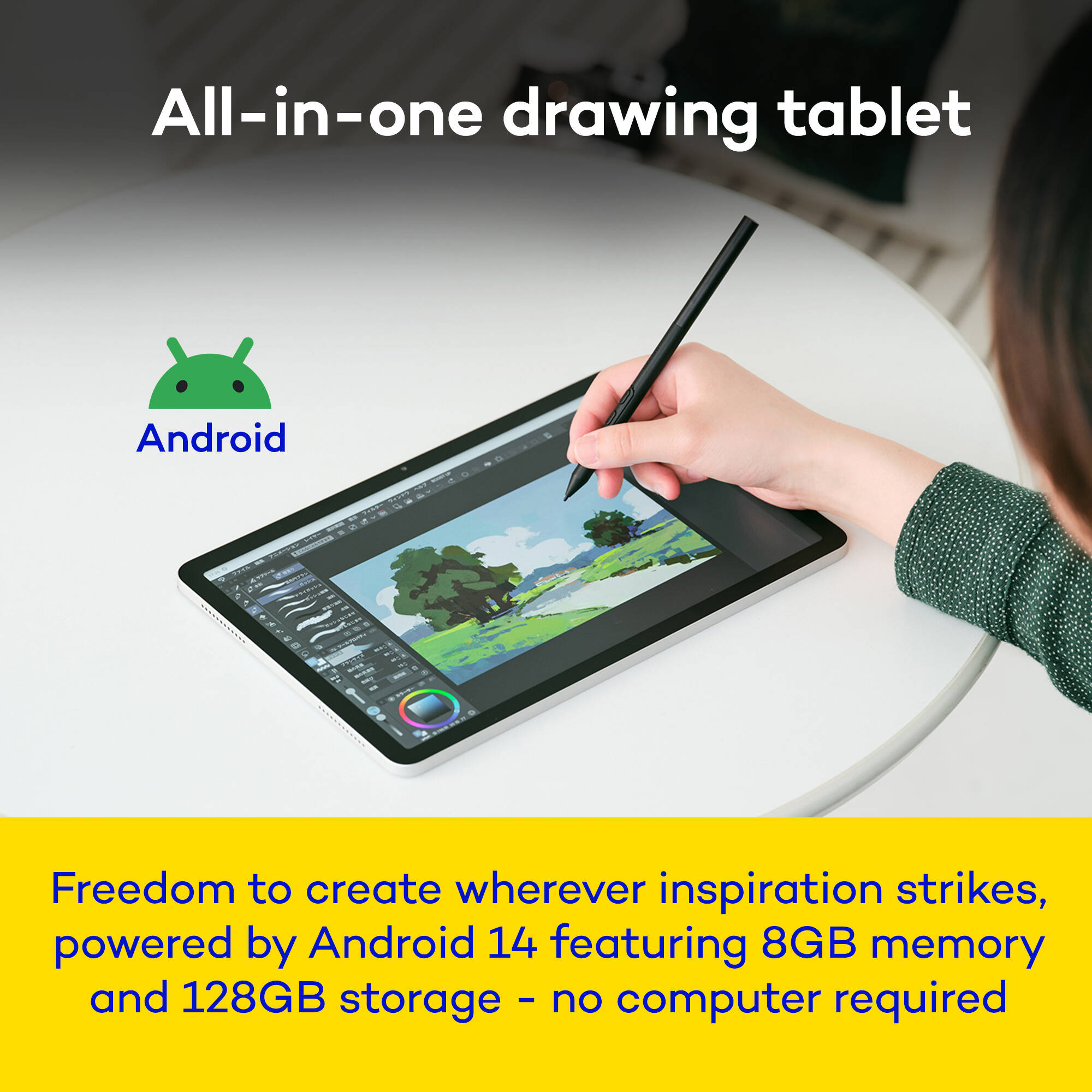 Wacom MovinkPad 11-inch portable pen display for sketching and annotation — view 6