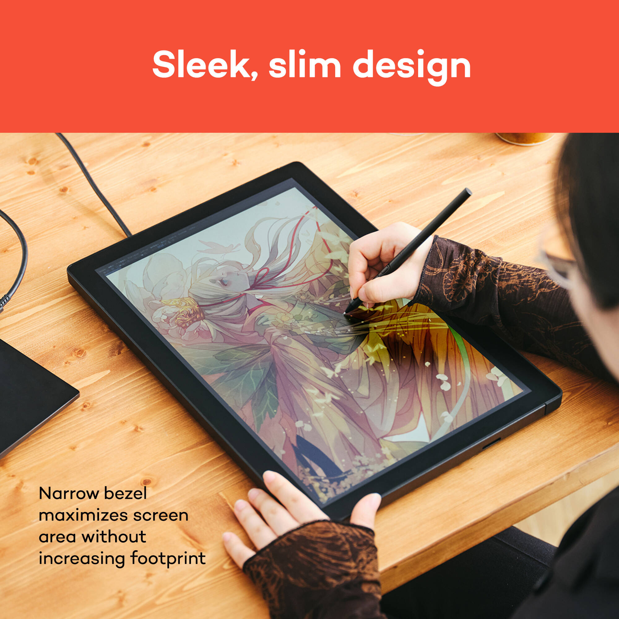 Wacom Cintiq 16 2025 pen display for direct-on-screen drawing and creative editing — view 7