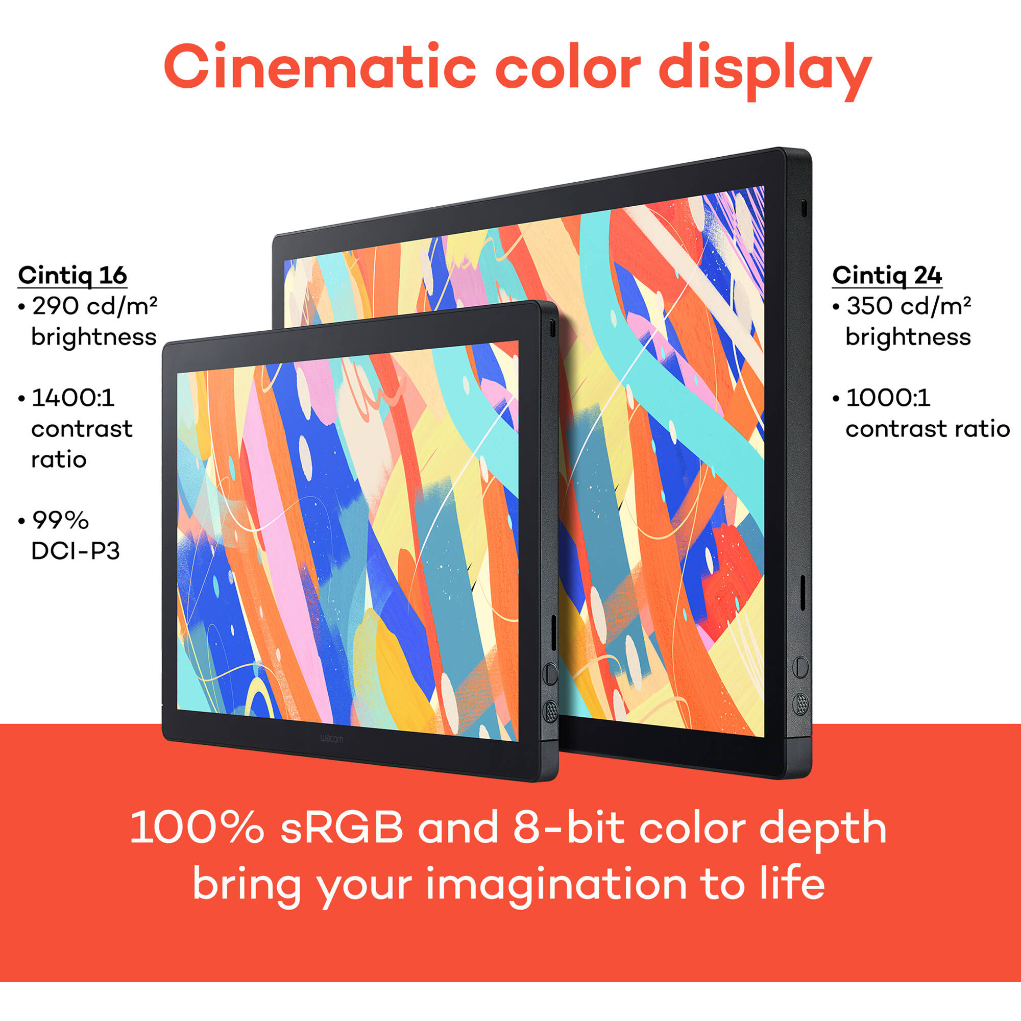 Wacom Cintiq 24-inch pen display for professional drawing and creative work — view 6