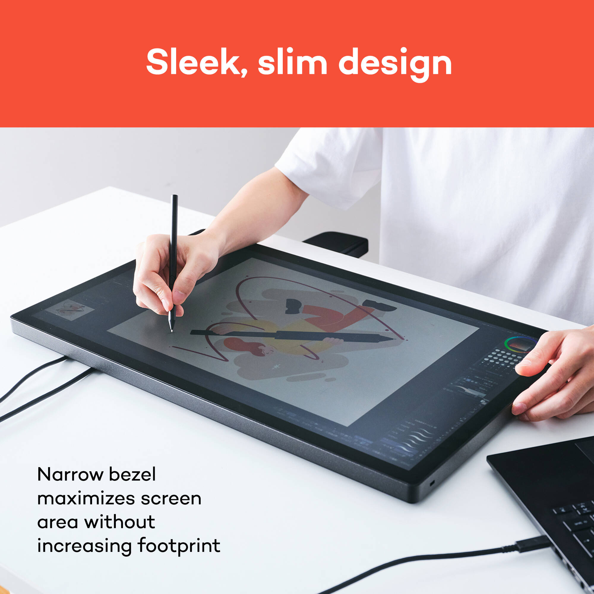 Wacom Cintiq 24-inch pen display for professional drawing and creative work — view 7