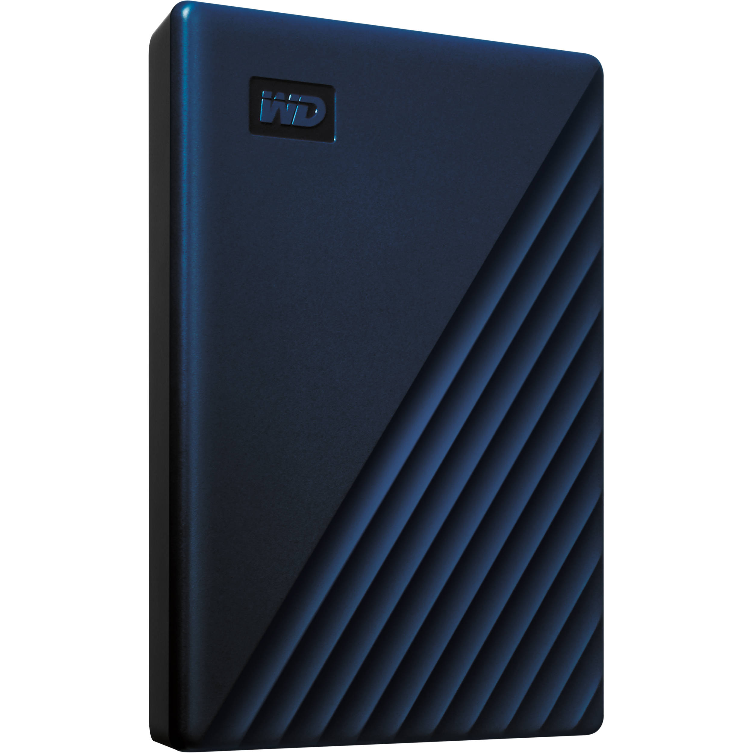 Western Digital My Passport for Mac 2TB portable external drive in blue — view 4