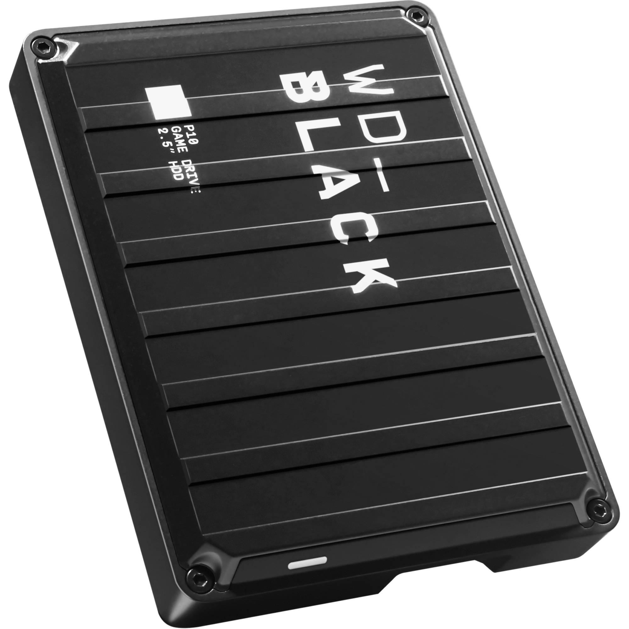 WD_BLACK P10 Game Drive portable 5 TB external hard drive in black for console and PC gaming — view 2