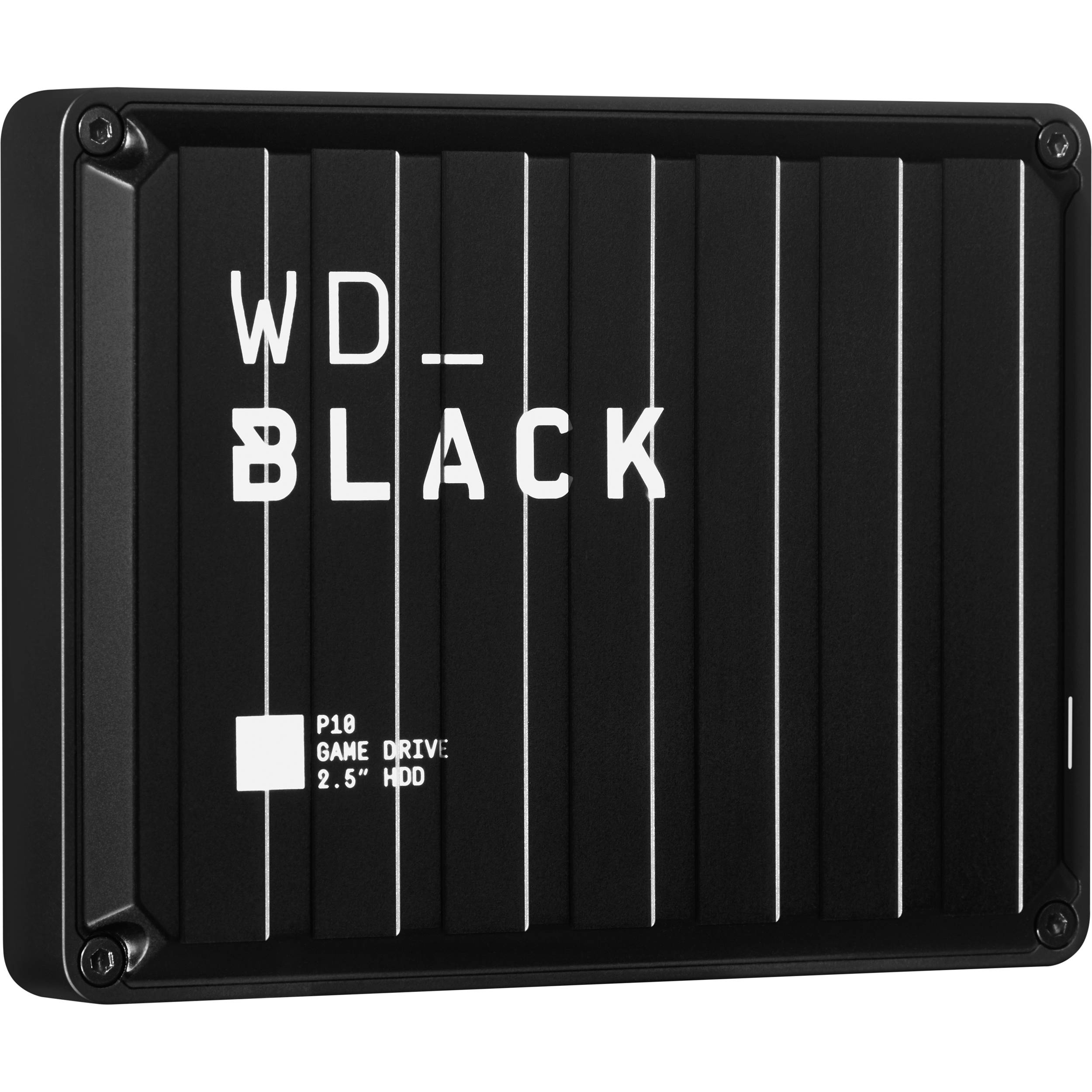 WD_BLACK P10 Game Drive portable 5 TB external hard drive in black for console and PC gaming — view 5