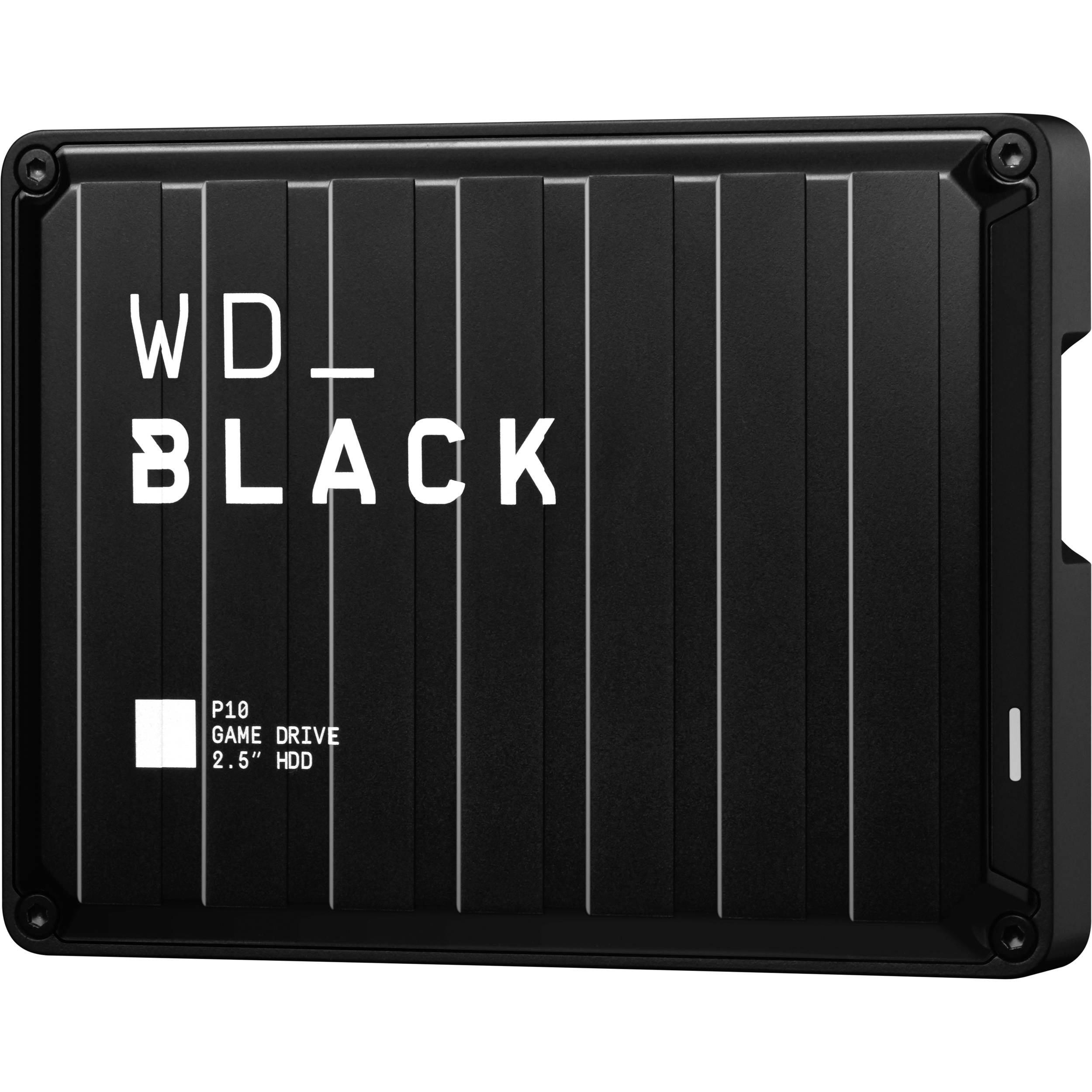 WD_BLACK P10 Game Drive portable 5 TB external hard drive in black for console and PC gaming — view 6