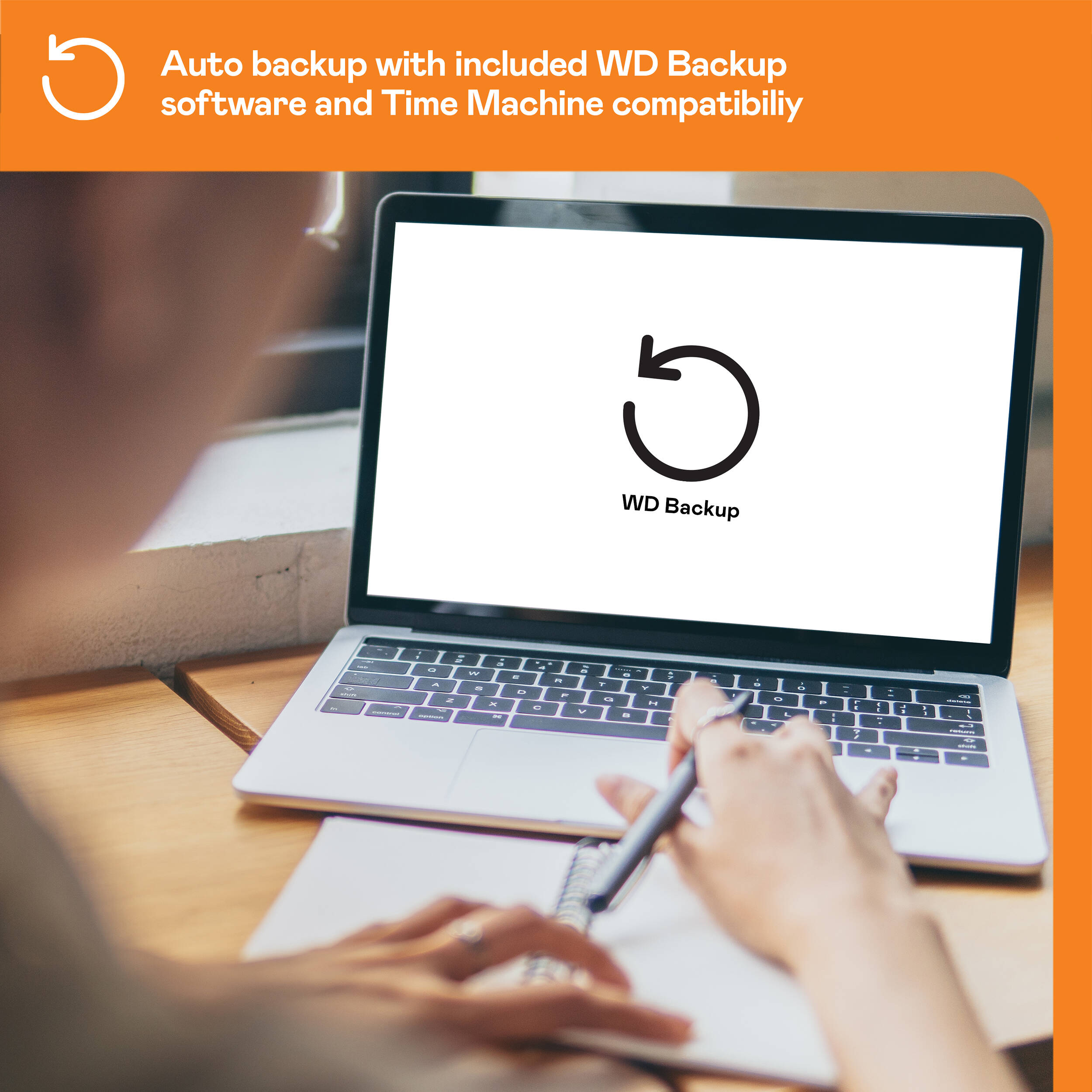 WD My Book 14 TB black external desktop hard drive for backup and archive storage — view 7