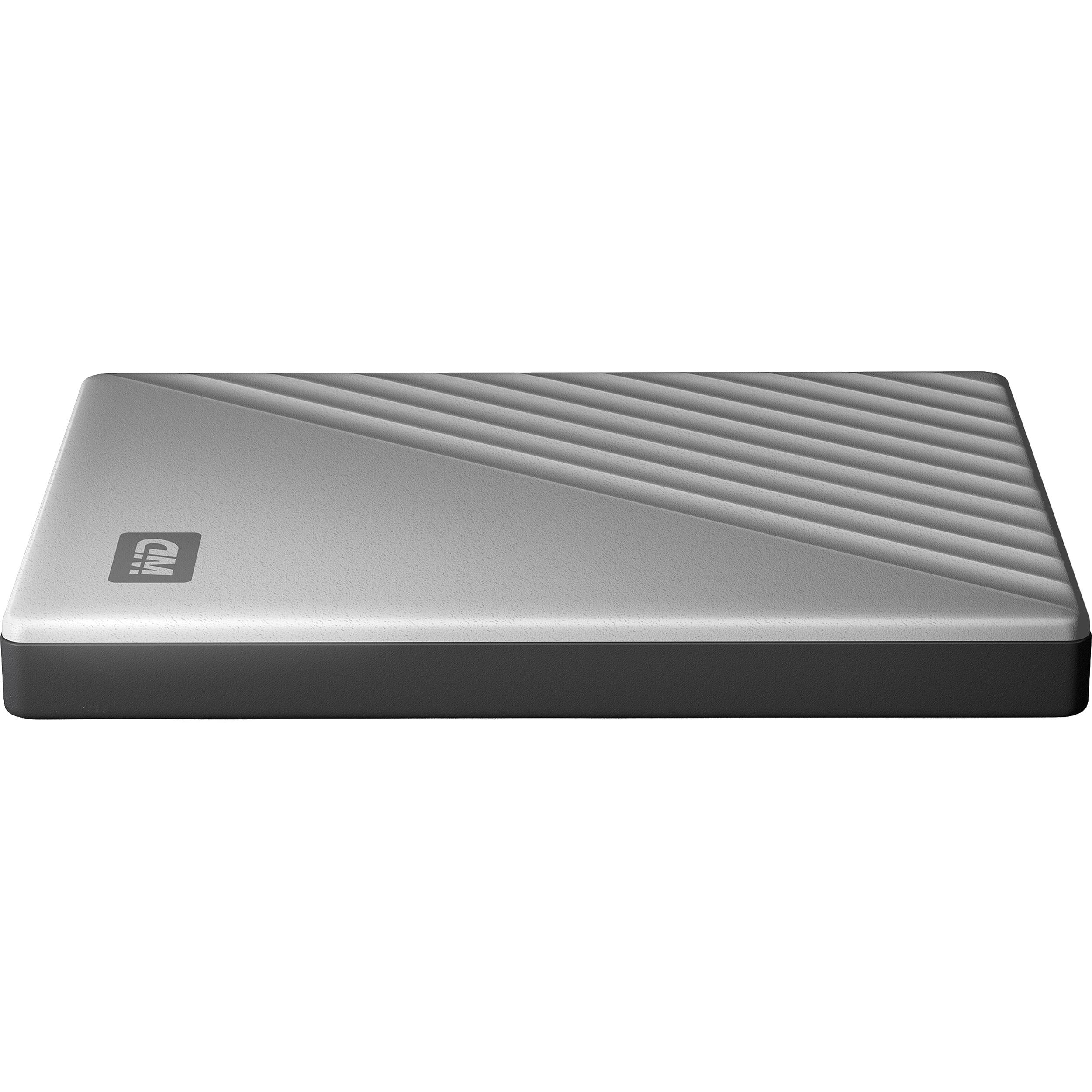 WD My Passport Ultra 1 TB silver portable external drive with USB-C — view 5
