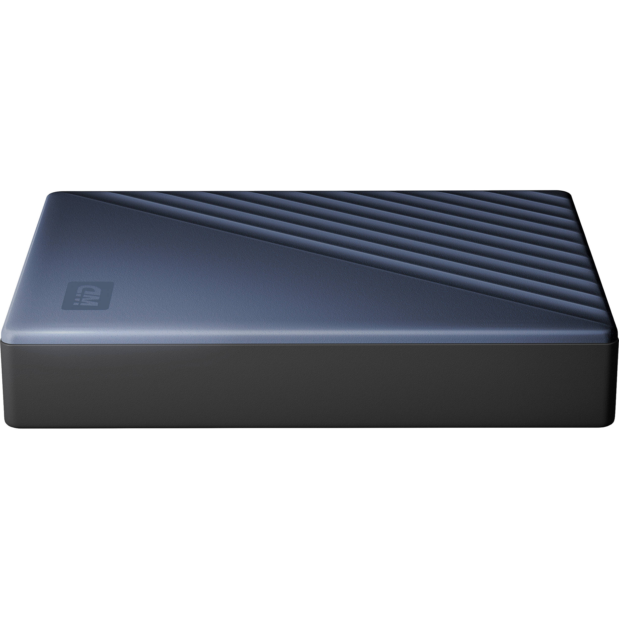 Western Digital My Passport Ultra 4TB portable external hard drive in blue — view 6