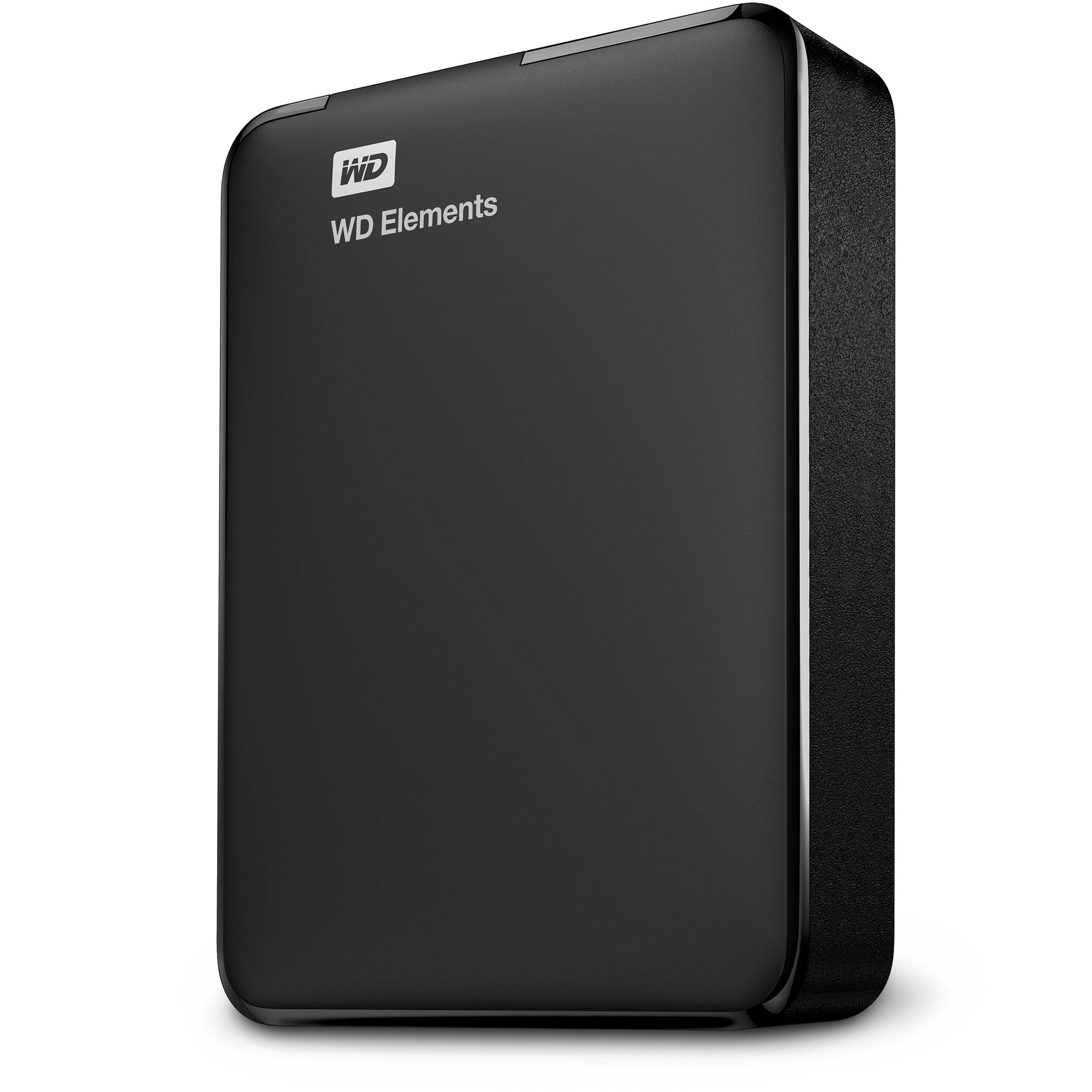 WD Elements Portable 2 TB external hard drive with compact black 2.5-inch design — view 2