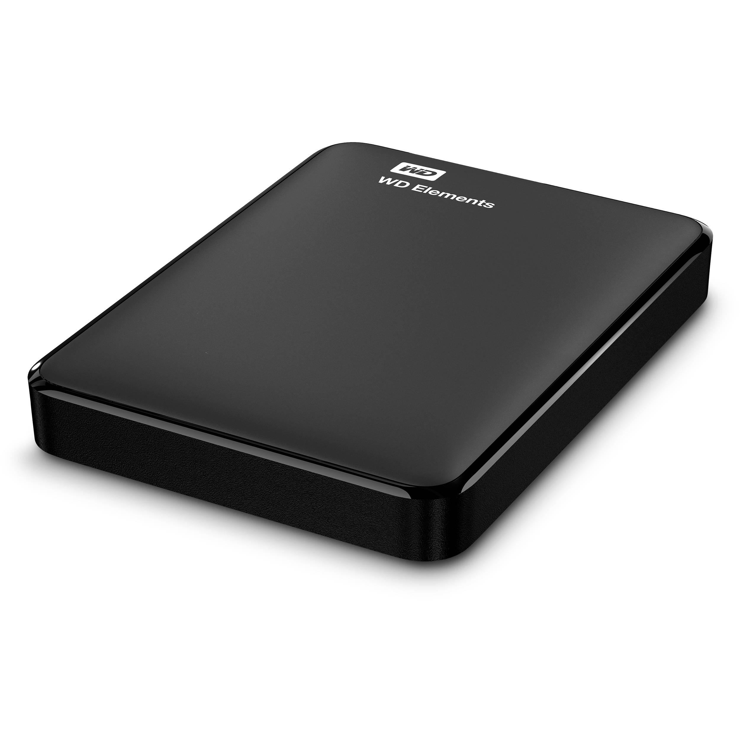 WD Elements Portable 2 TB external hard drive with compact black 2.5-inch design — view 4