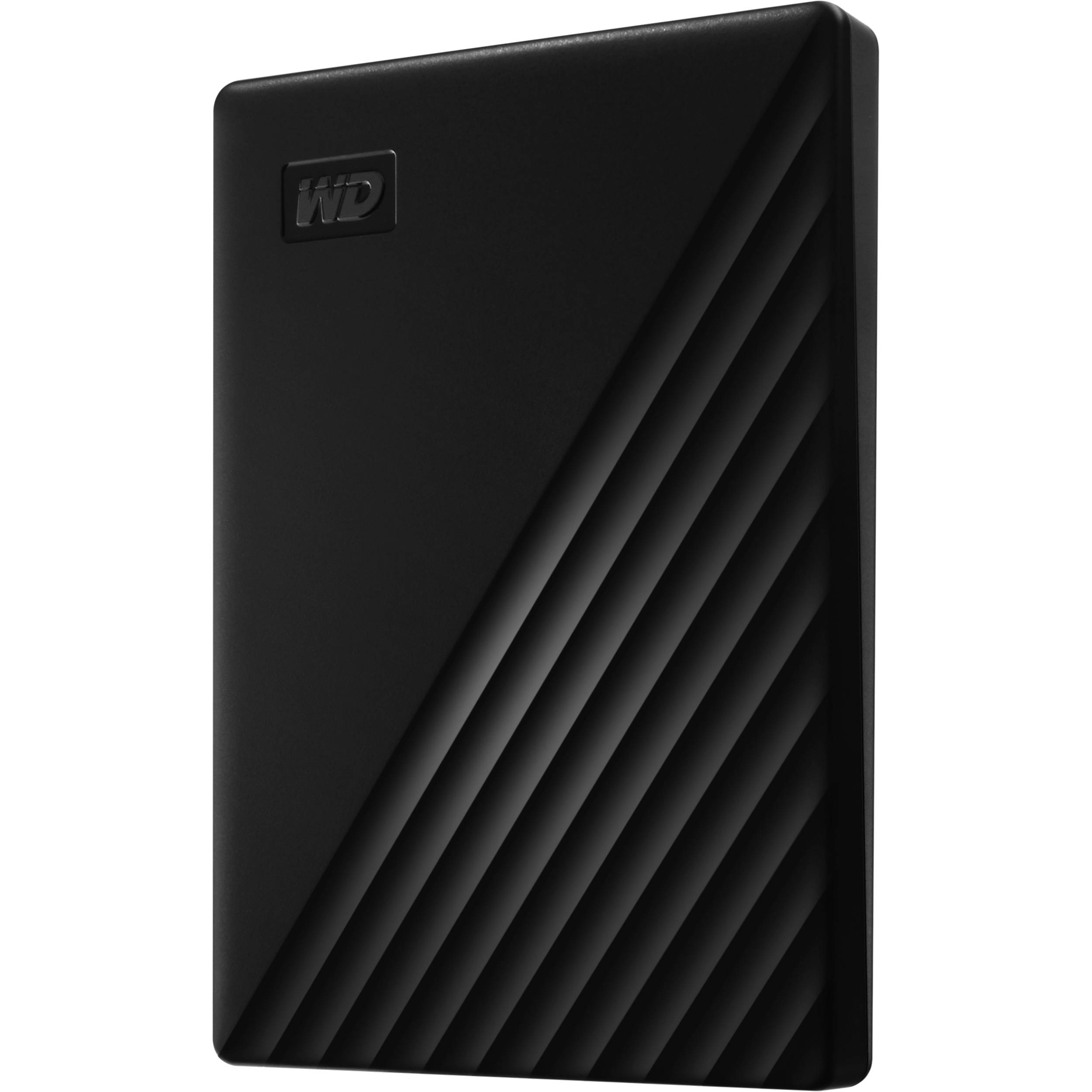 Western Digital My Passport 1TB portable external hard drive in black — view 5