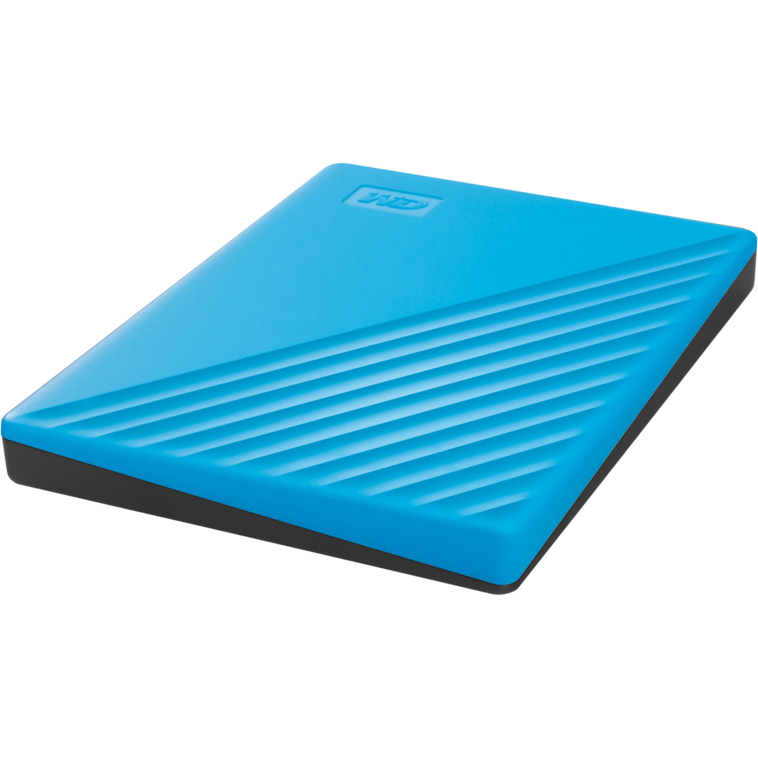 Western Digital My Passport 2TB portable HDD in blue — view 2
