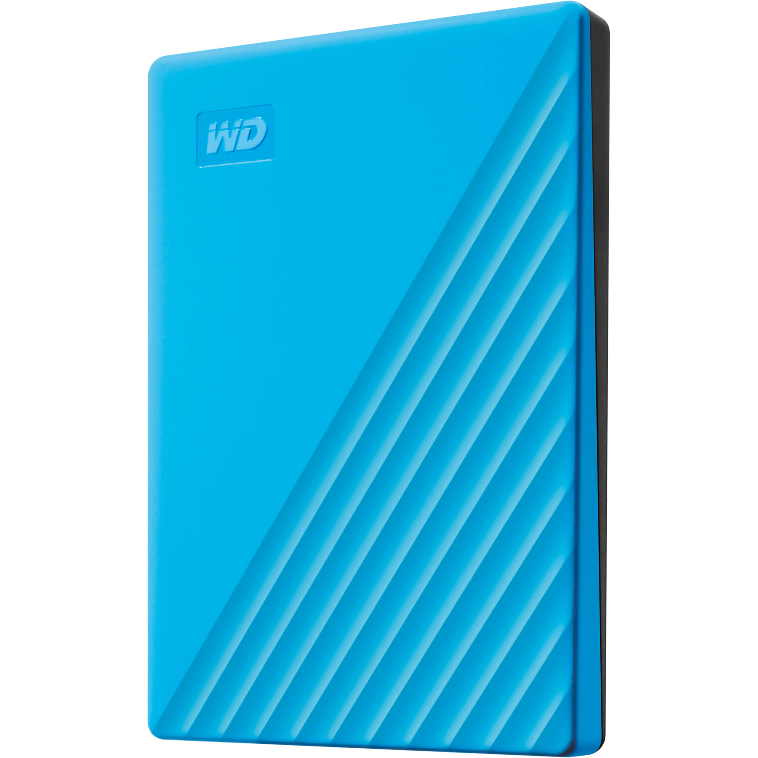 Western Digital My Passport 2TB portable HDD in blue — view 5