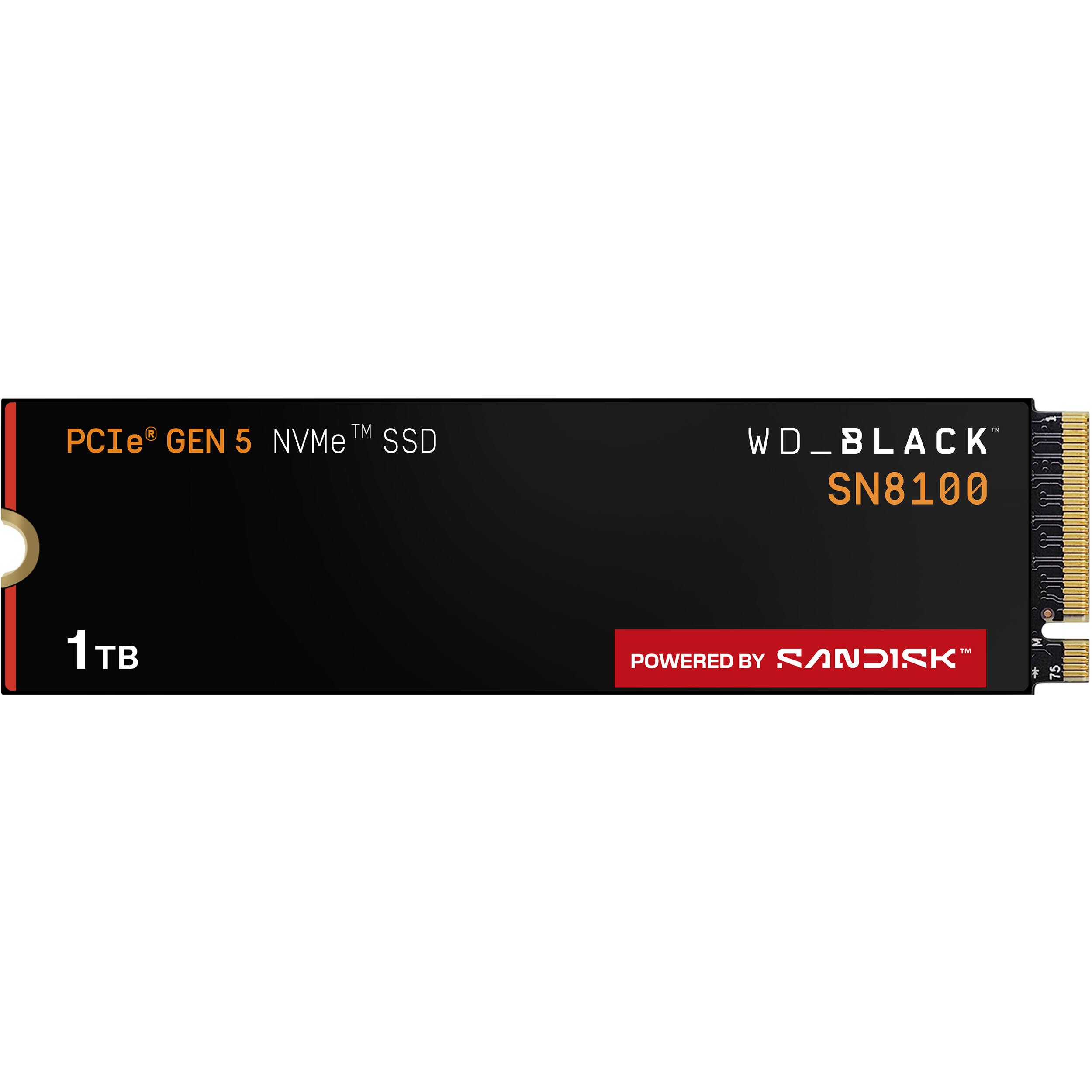 SANDISK - CSSD MOQ 10-THOR M.2 2280 WD BLACK SN8100 SM2508 CONTROLLER 4000GB NO — view 2