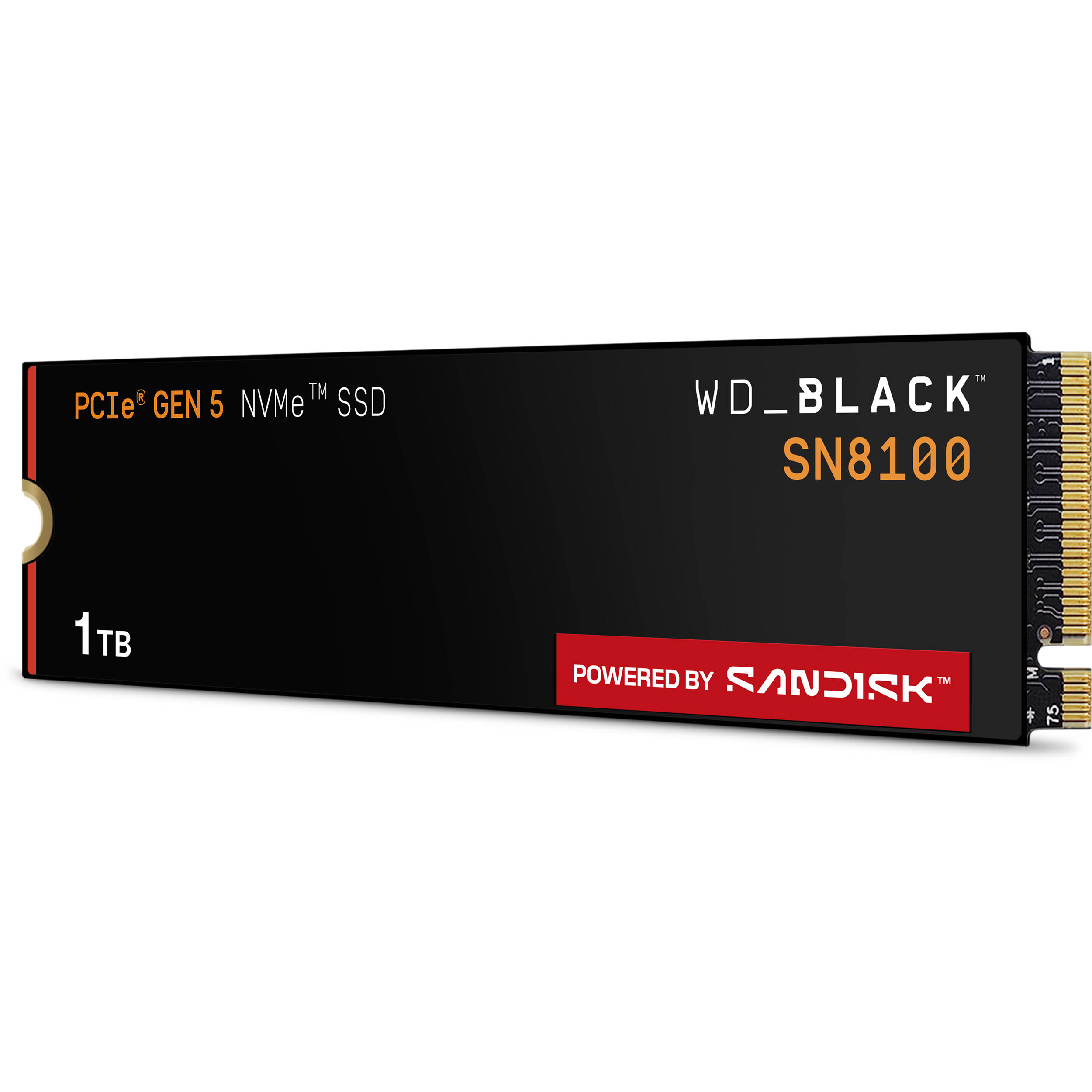 SANDISK - CSSD MOQ 10-THOR M.2 2280 WD BLACK SN8100 SM2508 CONTROLLER 4000GB NO — view 3
