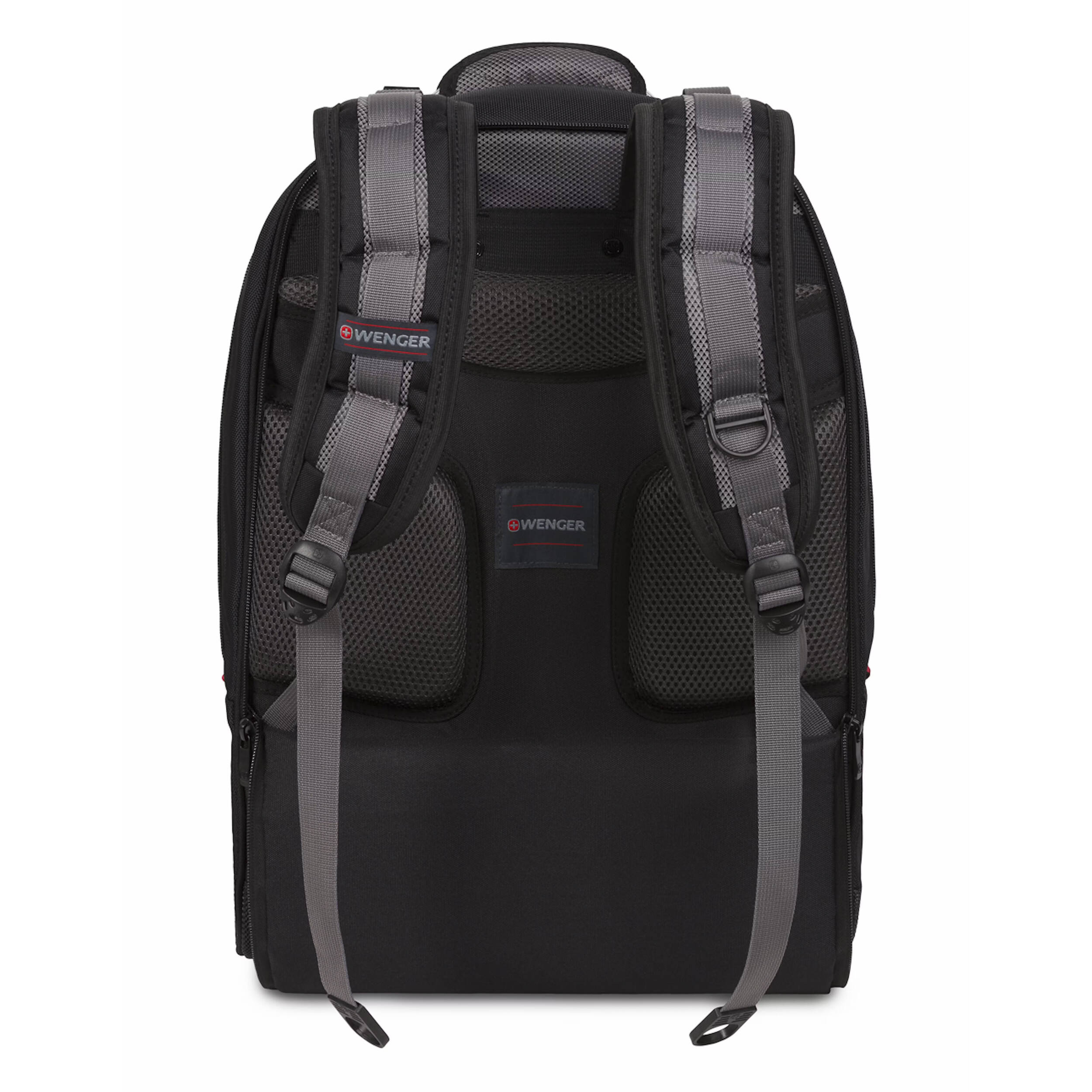 WENGER & SWISSGEAR BY GROUP III WENGER SYNERGY WHEELED BACKPACK FITS UP TO A 16 LAPTOP BLACK — view 10