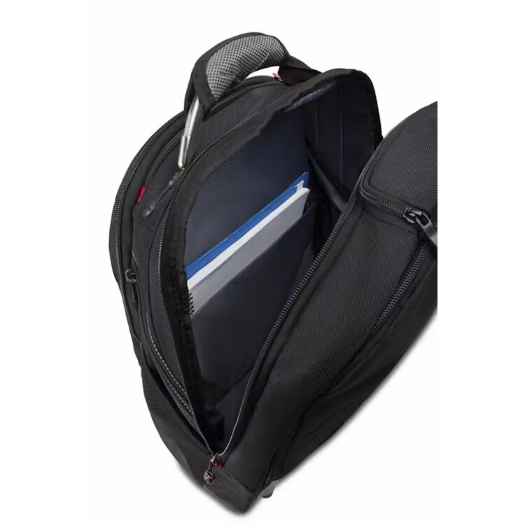 WENGER & SWISSGEAR BY GROUP III WENGER SYNERGY WHEELED BACKPACK FITS UP TO A 16 LAPTOP BLACK — view 3