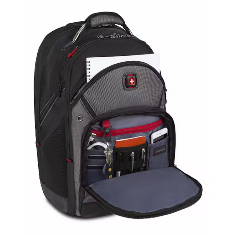 WENGER & SWISSGEAR BY GROUP III WENGER SYNERGY WHEELED BACKPACK FITS UP TO A 16 LAPTOP BLACK — view 8