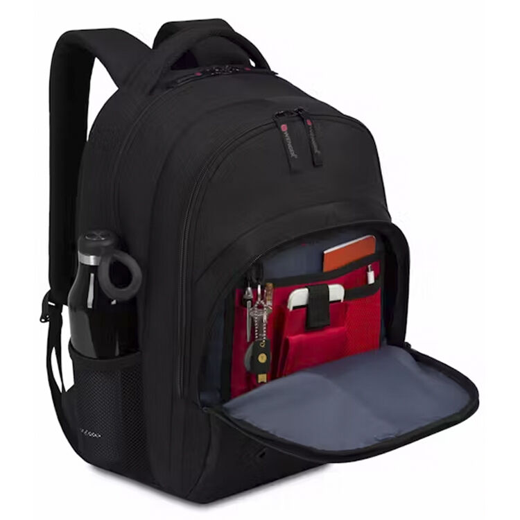 WENGER & SWISSGEAR BY GROUP III WENGER UPLOAD LAPTOP BACKPACK FITS UP TO A 16IN BACKPACK BLACK — view 8