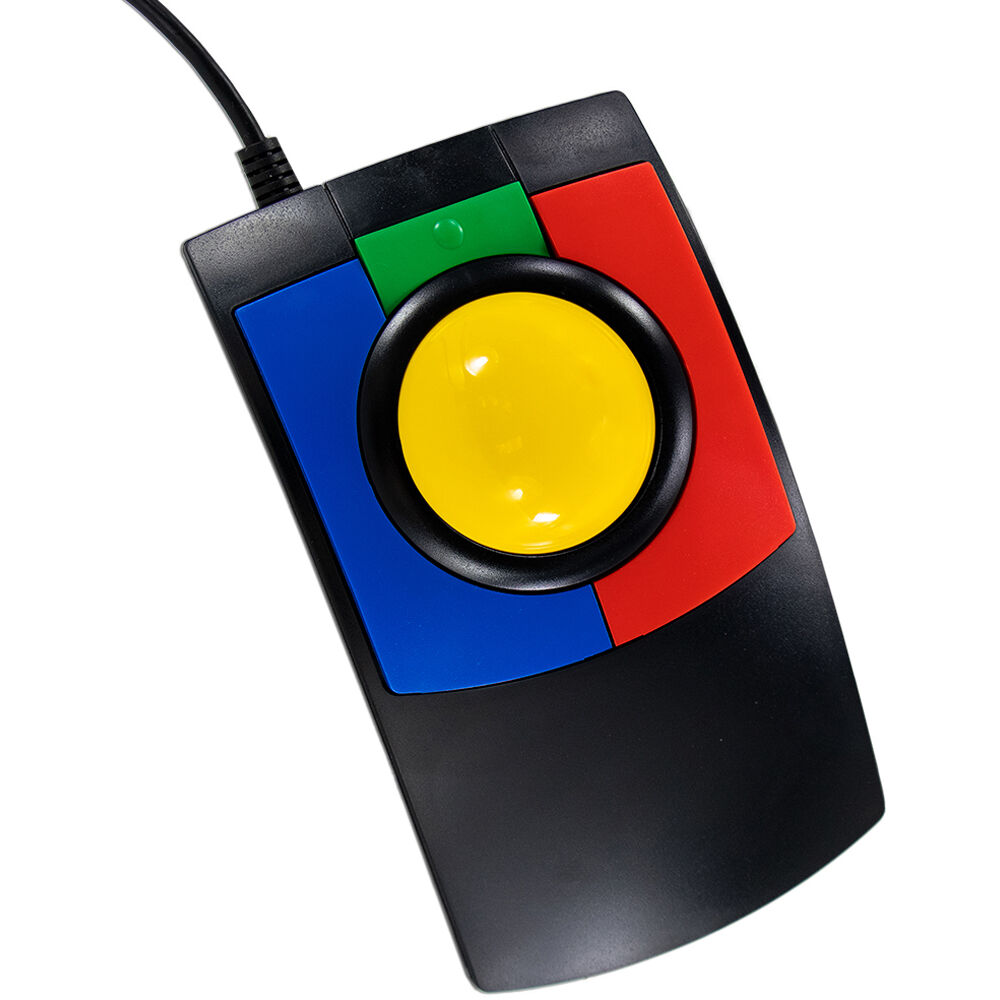 X-KEYS O-TRAC Primary Trackball White ergonomic trackball pointing device — view 2