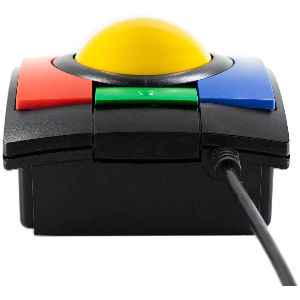 X-KEYS O-TRAC Primary Trackball White ergonomic trackball pointing device — view 4