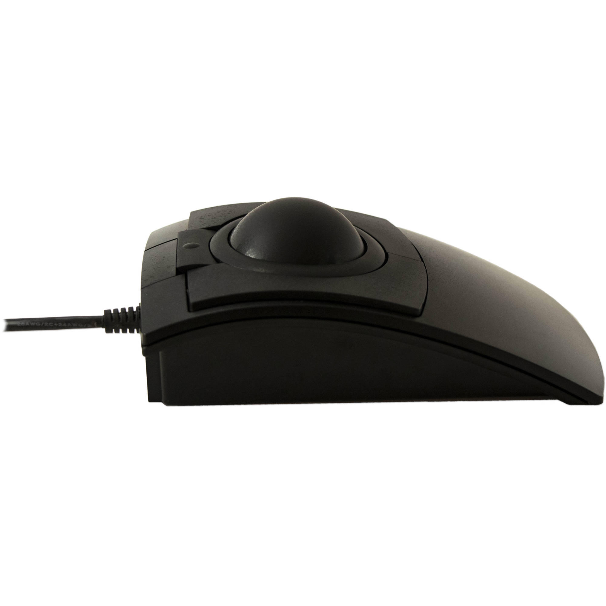 X-Keys dual USB PS/2 trackball in black for precision workstation control — view 5