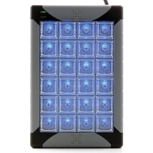 X-KEYS XK-24 USB wired keypad with compact 24-key layout for numeric entry — view 4