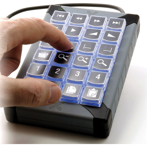 X-KEYS XK-24 USB wired keypad with compact 24-key layout for numeric entry — view 5
