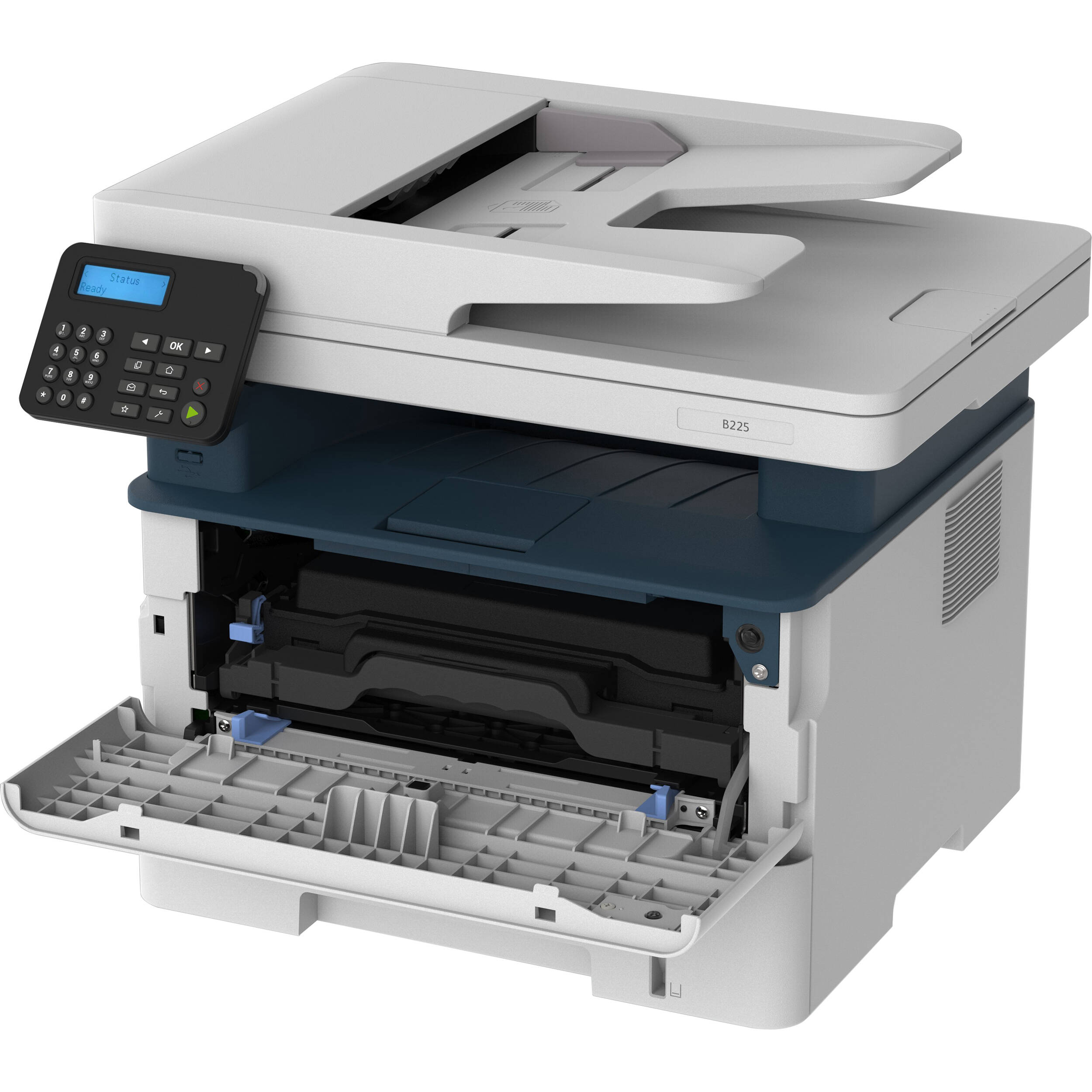 Xerox B225/DNI monochrome multifunction printer for print, scan, and copy — view 4