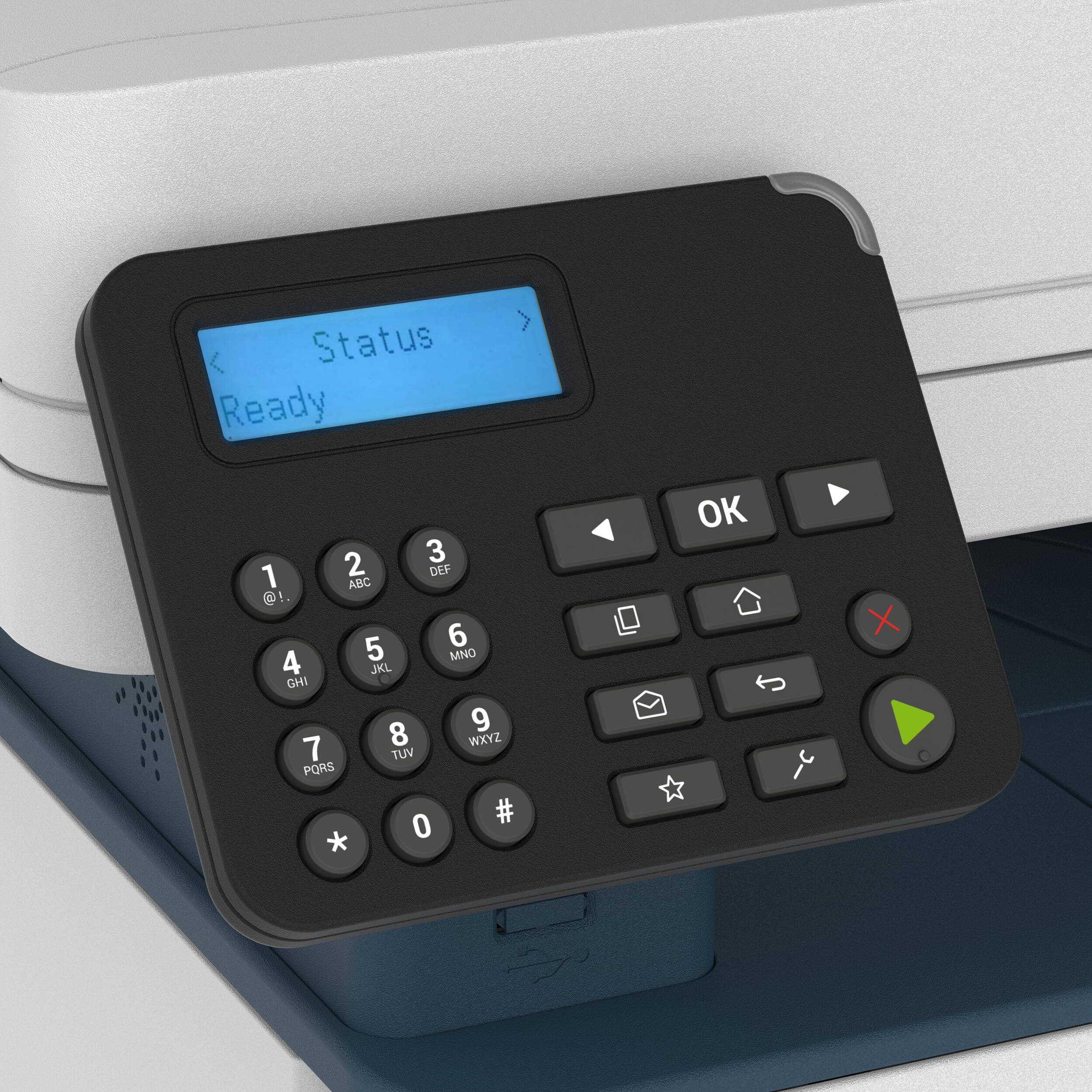 Xerox B225/DNI monochrome multifunction printer for print, scan, and copy — view 5