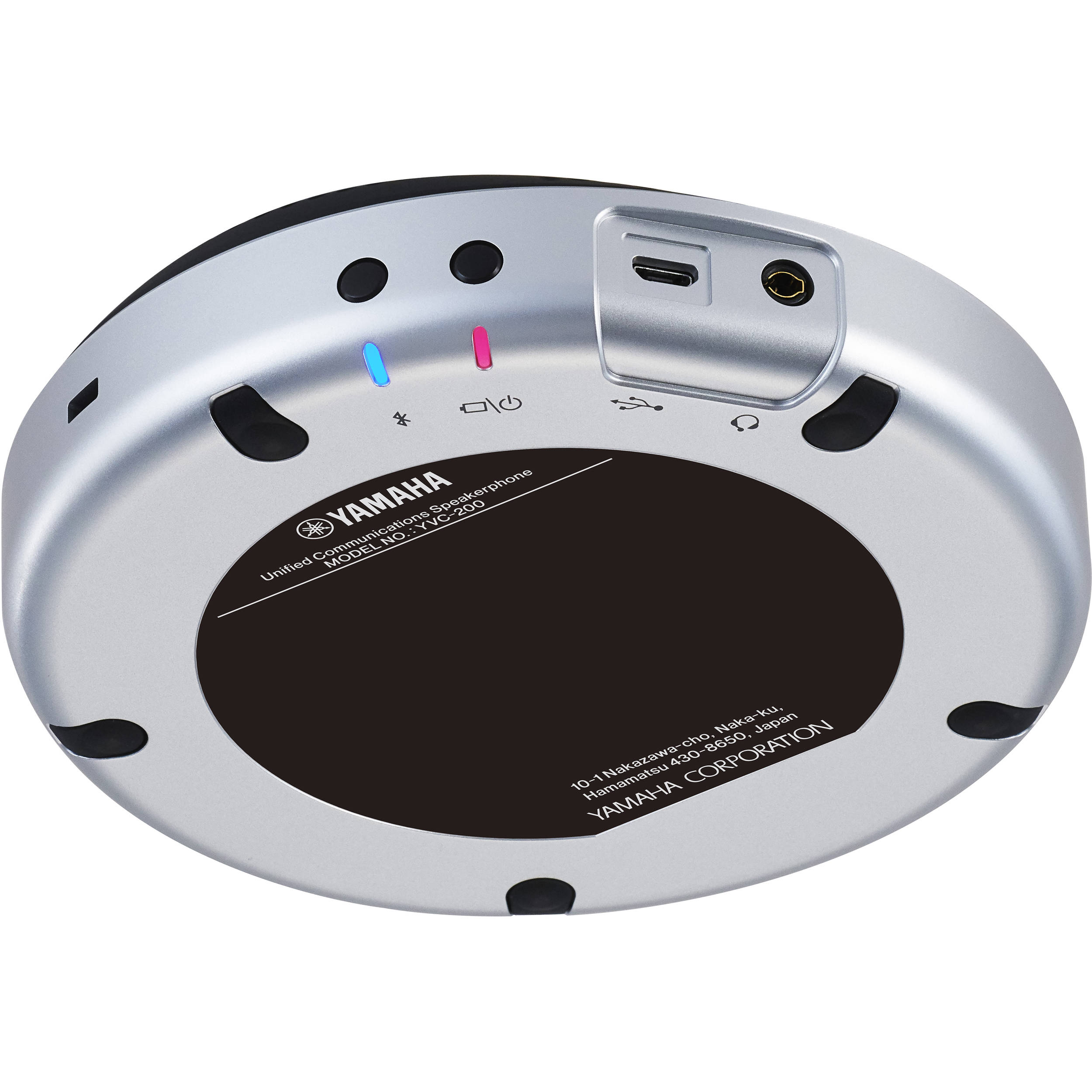 Yamaha YVC-200 portable USB speakerphone in black for personal conferencing — view 7