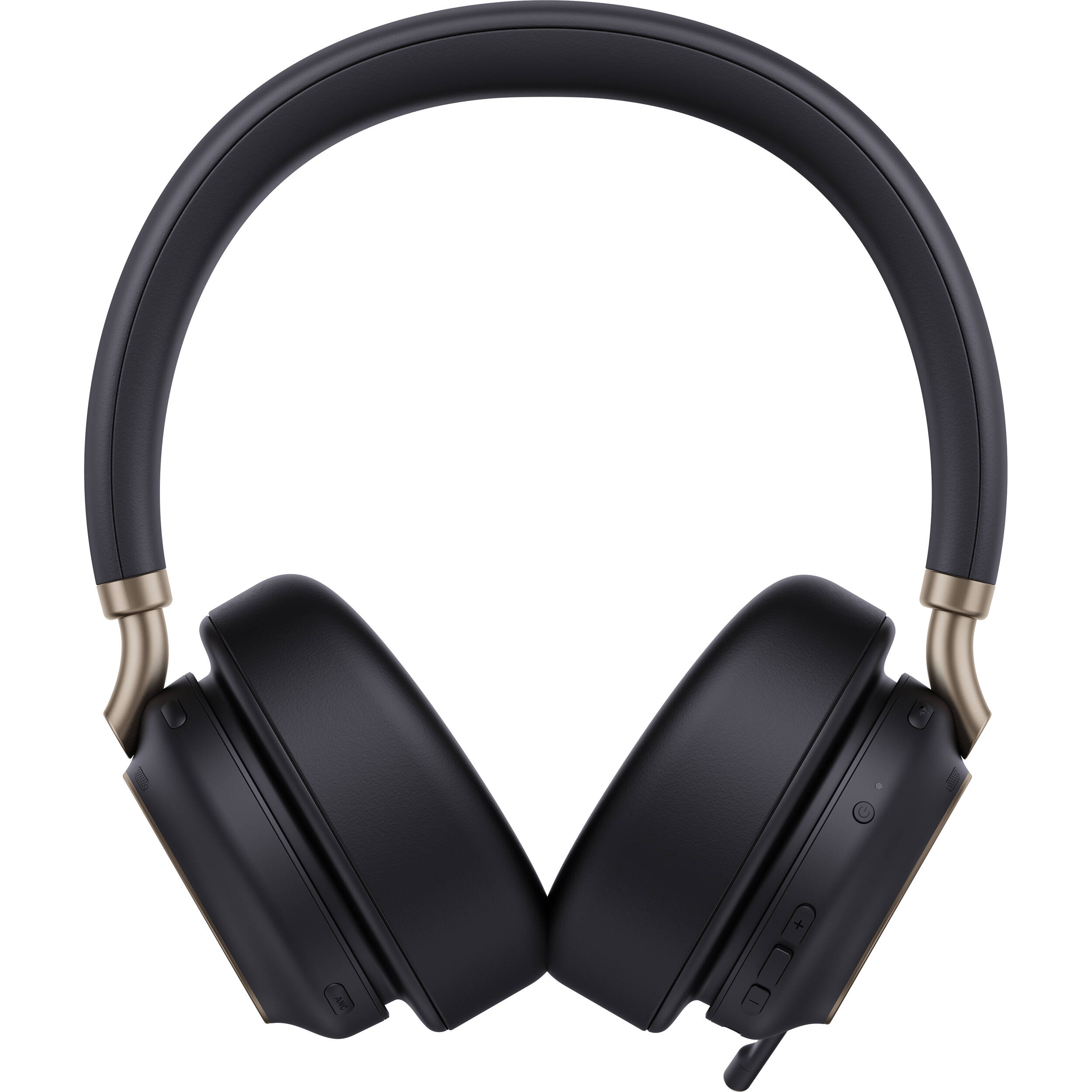 Yealink BH76PLMSBLKUSBC/A black Bluetooth headset with retractable microphone, ANC, and busy light — view 2
