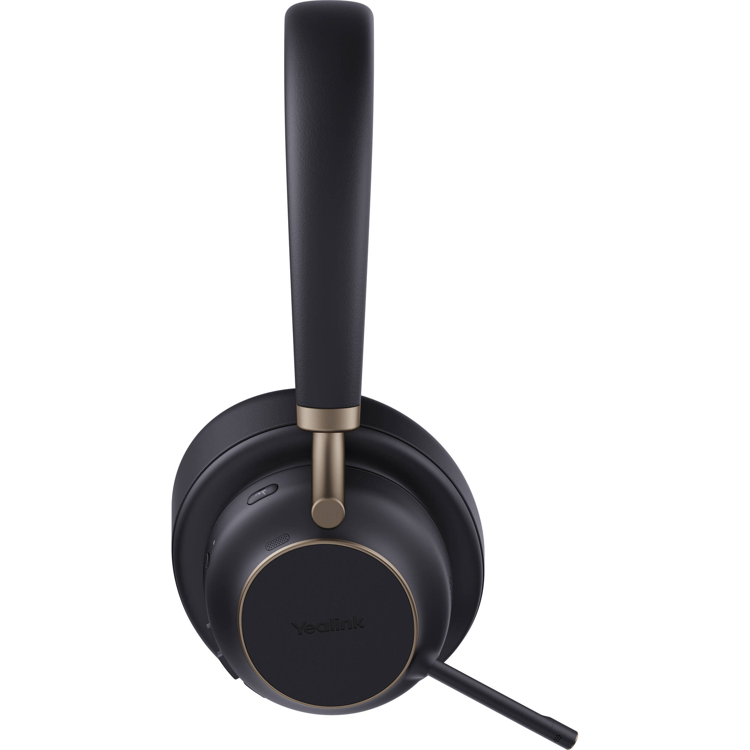 Yealink BH76 black wireless UC headset with retractable microphone and busy light — view 4