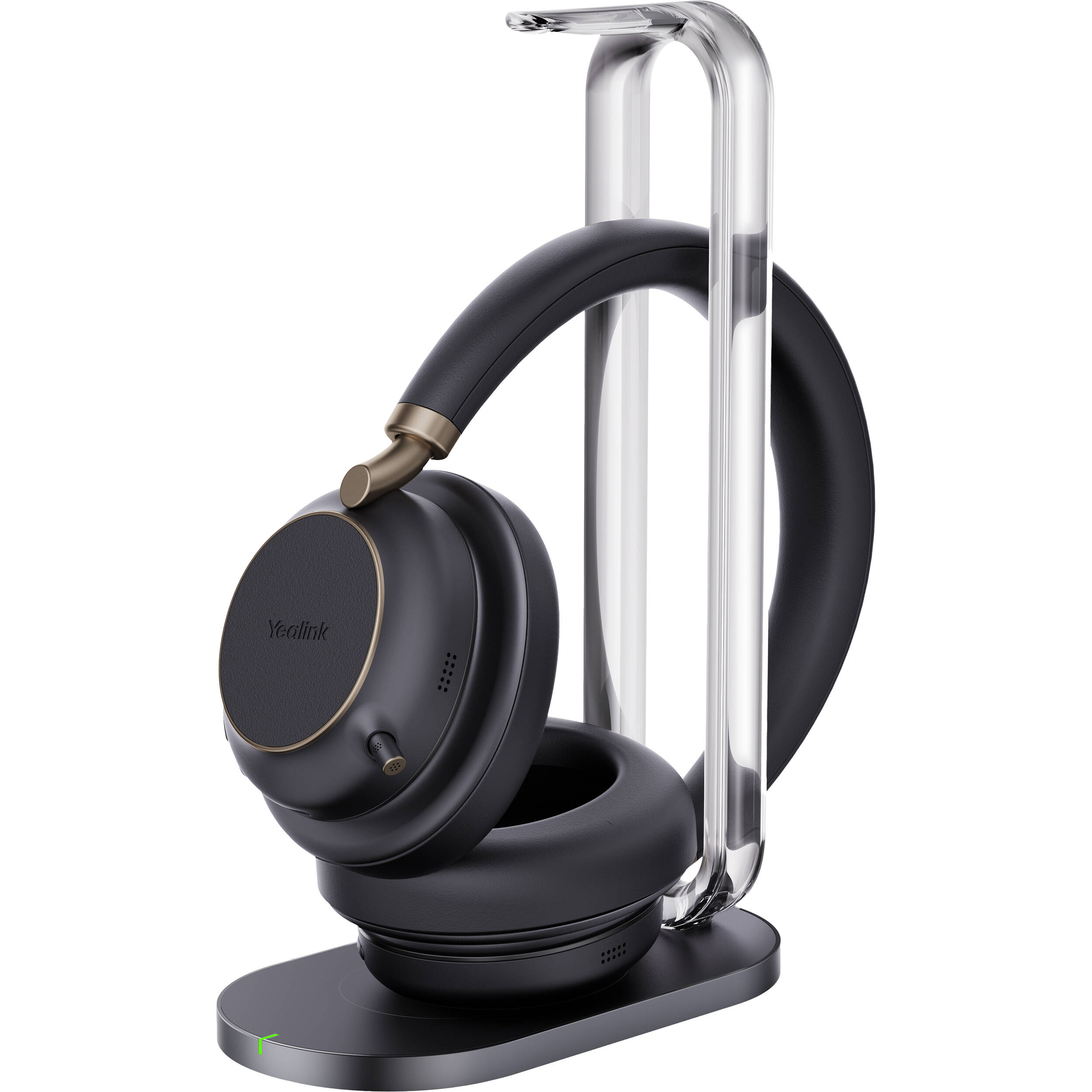 Yealink BH76 black wireless UC headset with retractable microphone and busy light — view 6