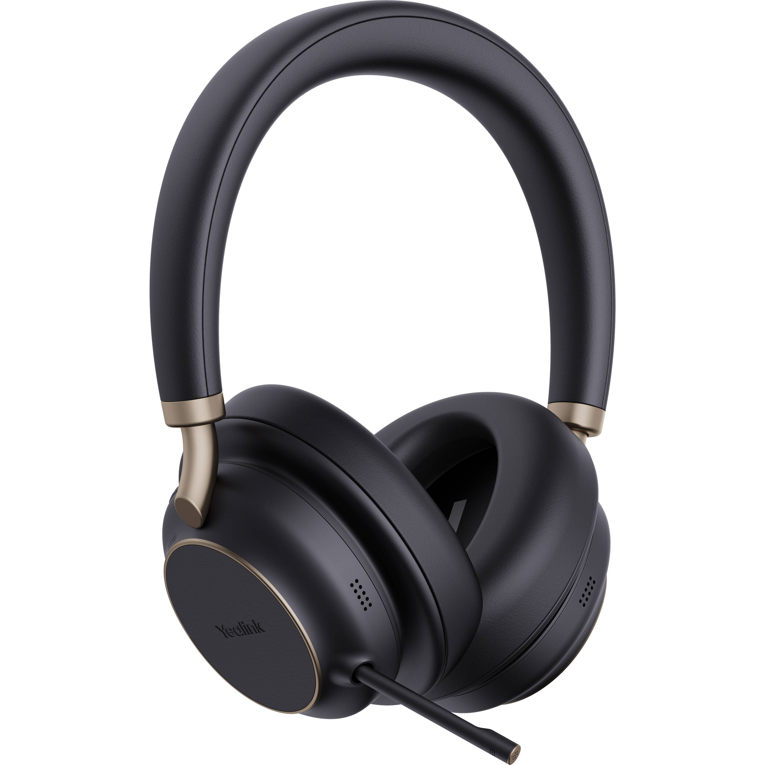 Yealink BH76 black wireless UC headset with retractable microphone and busy light — view 7