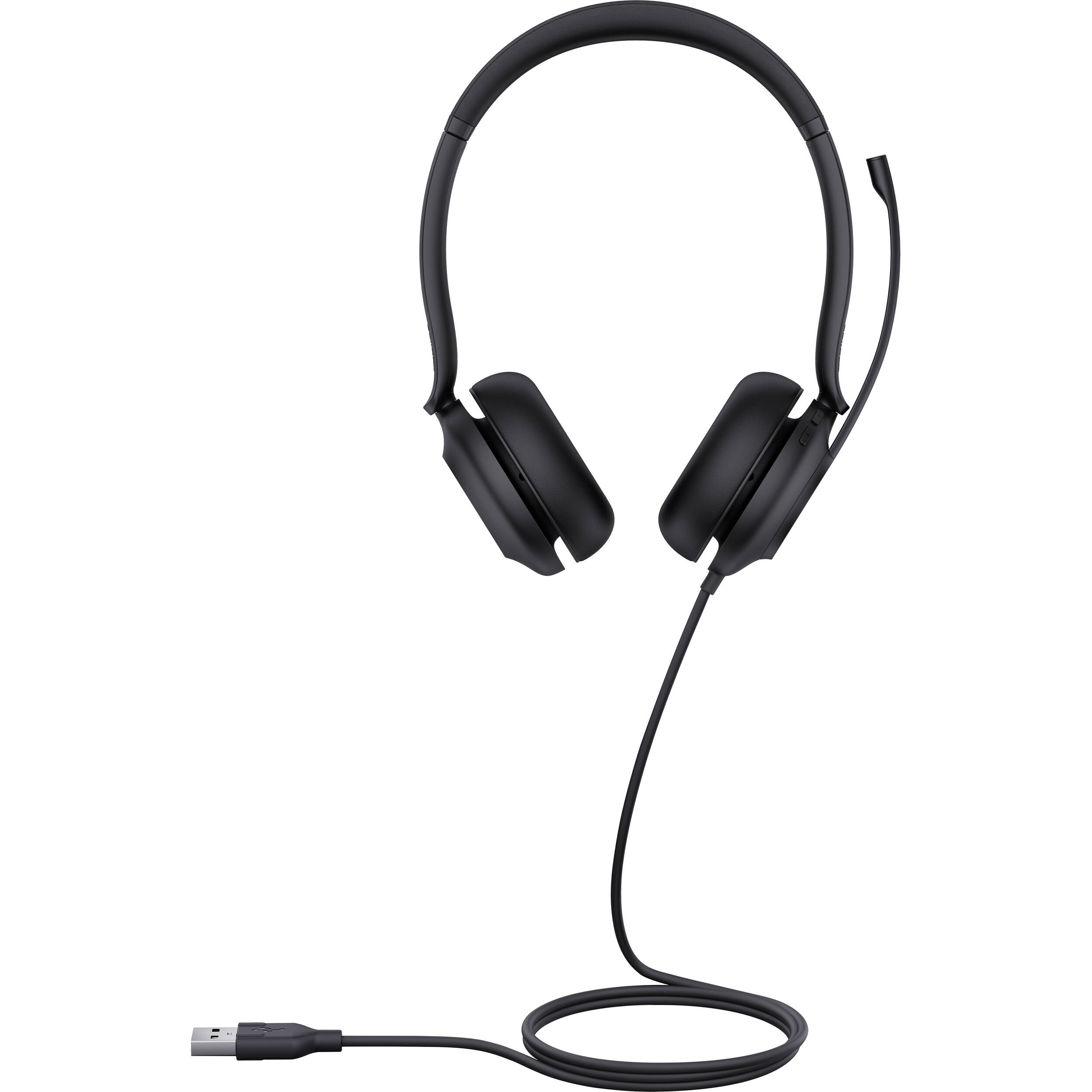 Yealink UH35 dual-sided wired USB-C headset with dual noise-canceling microphones and busylight — view 7