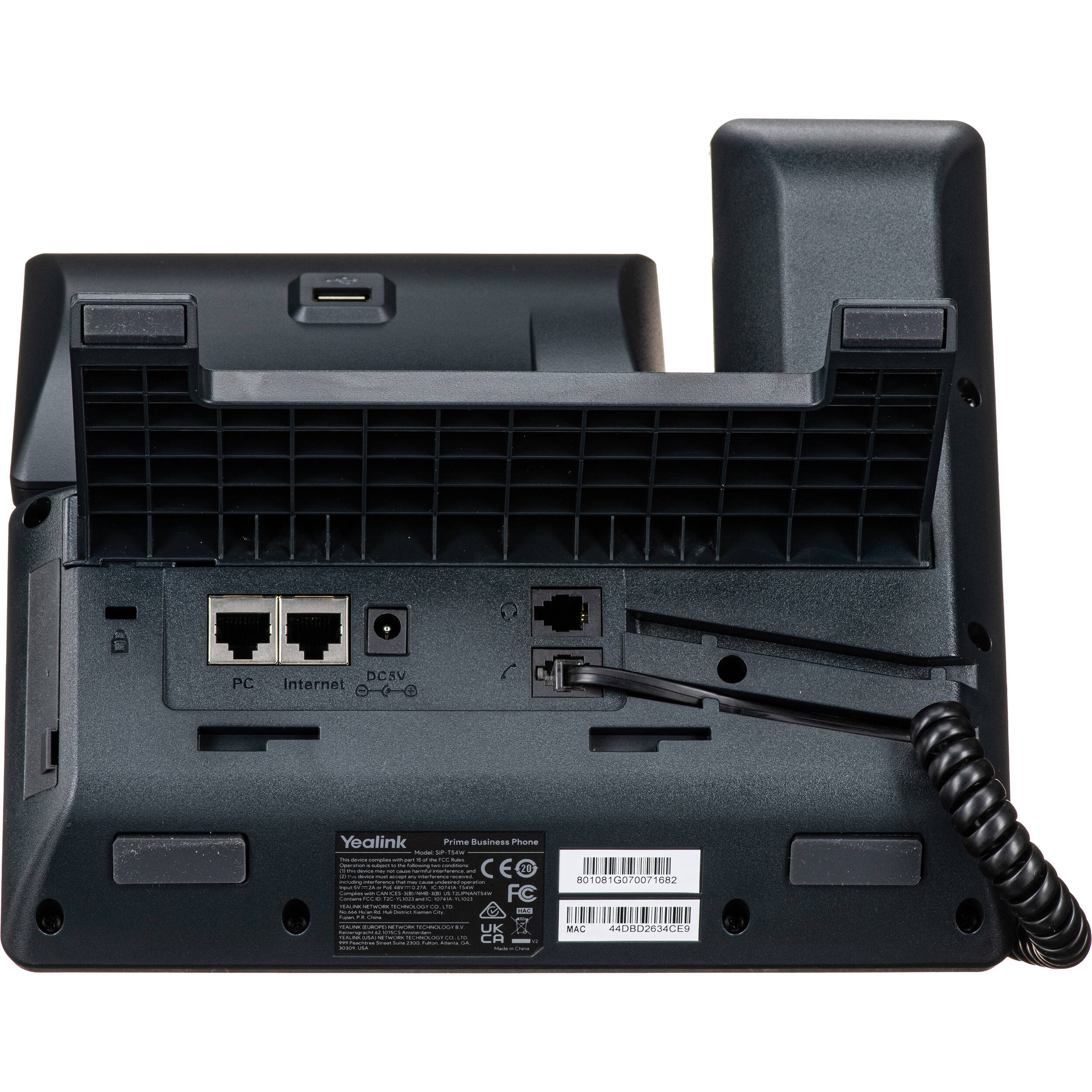 Yealink SIP-T54W SIP desk phone with color display, Wi-Fi, and Bluetooth — view 5