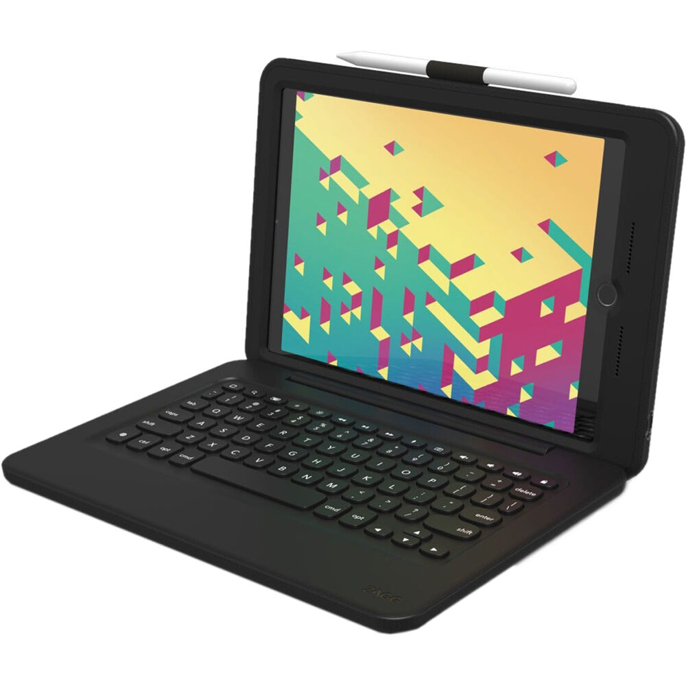 Black ZAGG Rugged Pro Connect healthcare case for Apple iPad 10.2 — view 3