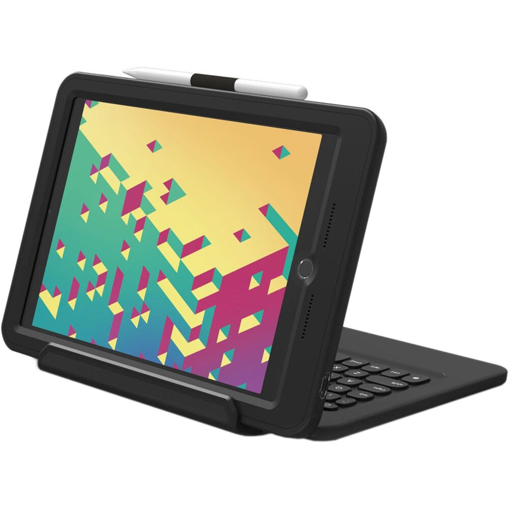 Black ZAGG Rugged Pro Connect healthcare case for Apple iPad 10.2 — view 4