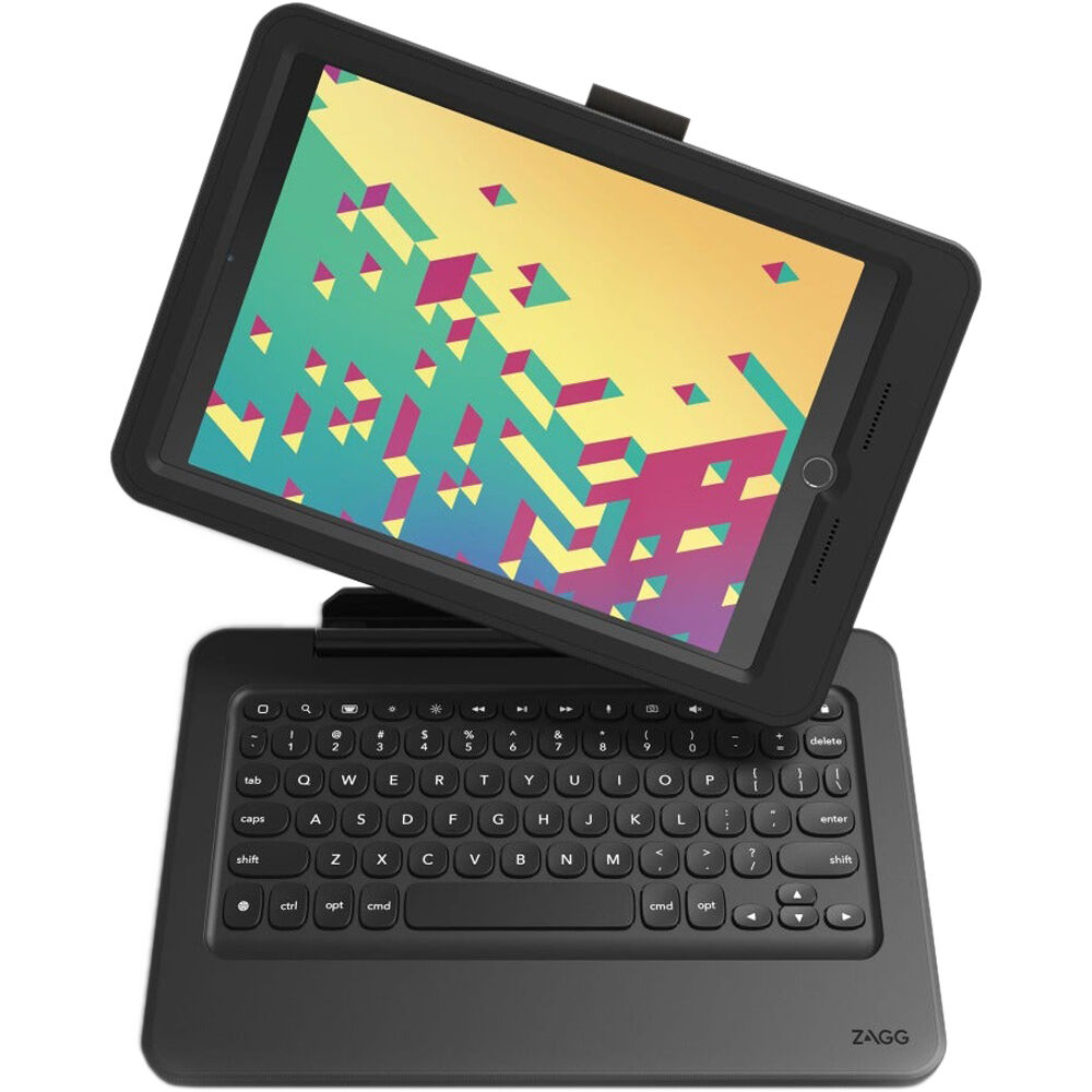 Black ZAGG Rugged Pro Connect healthcare case for Apple iPad 10.2 — view 5