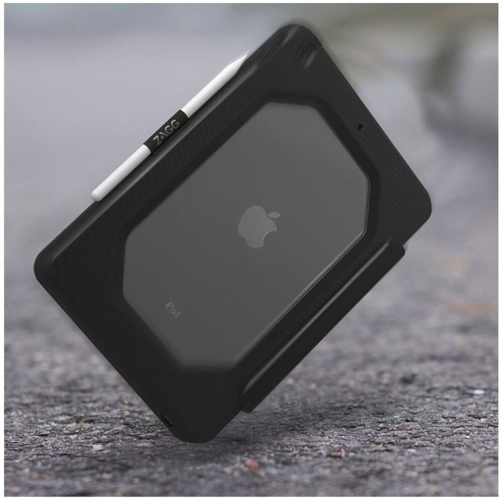Black ZAGG Rugged Pro Connect healthcare case for Apple iPad 10.2 — view 7
