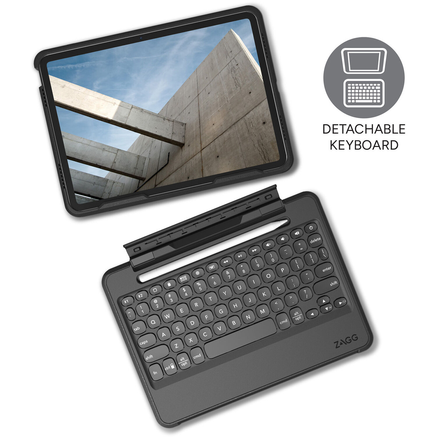 ZAGG RUGGED BOOK FOR GEN10 IPAD 10.9 10.9. THE RUGGED BOOK COMES W/A DET — view 2