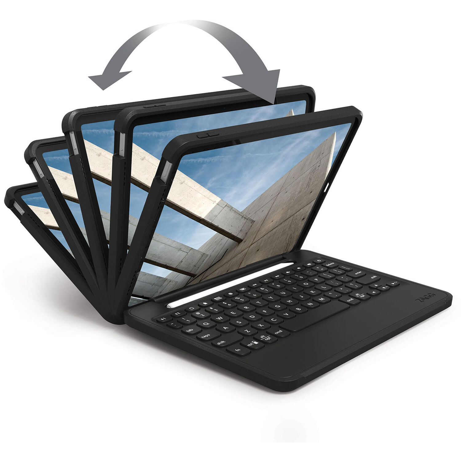 ZAGG RUGGED BOOK FOR GEN10 IPAD 10.9 10.9. THE RUGGED BOOK COMES W/A DET — view 6