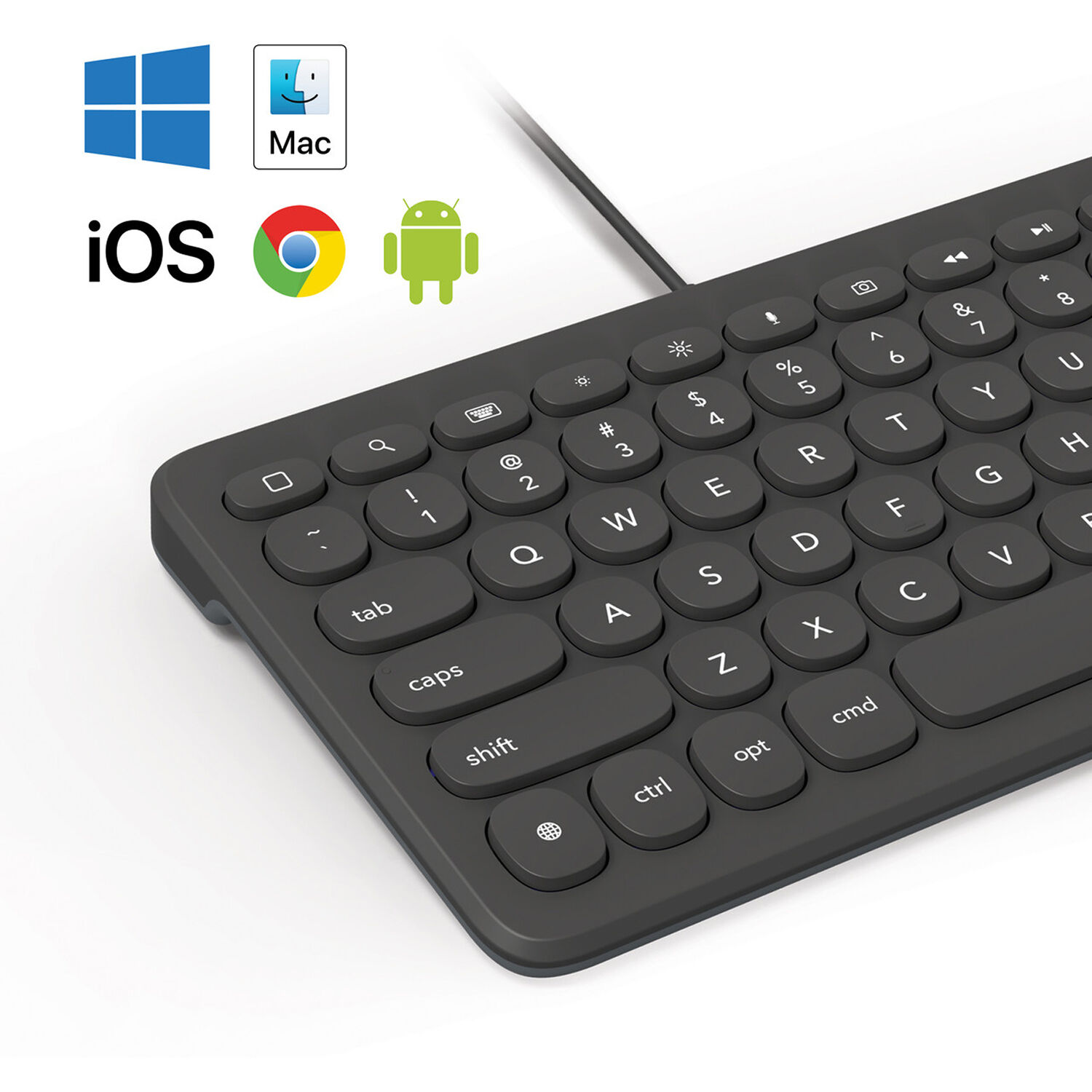ZAGG ZAGG CONNECT 12C WIRED TYPE-C 12-INCH KEYBOARD — view 2