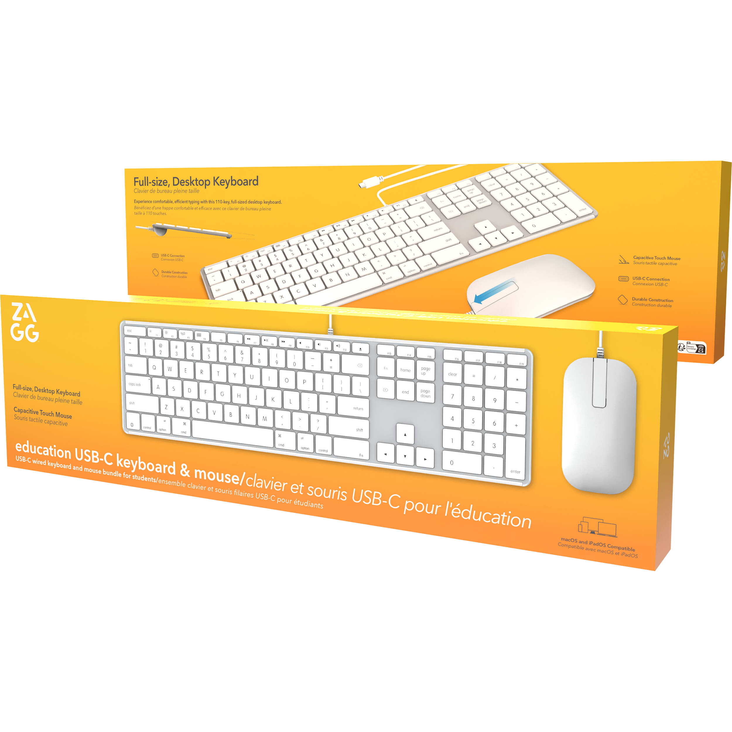 ZAGG ZAGG EDUCATION KEYBOARD/MOUSE USB-C WIRED BUNDLE — view 4